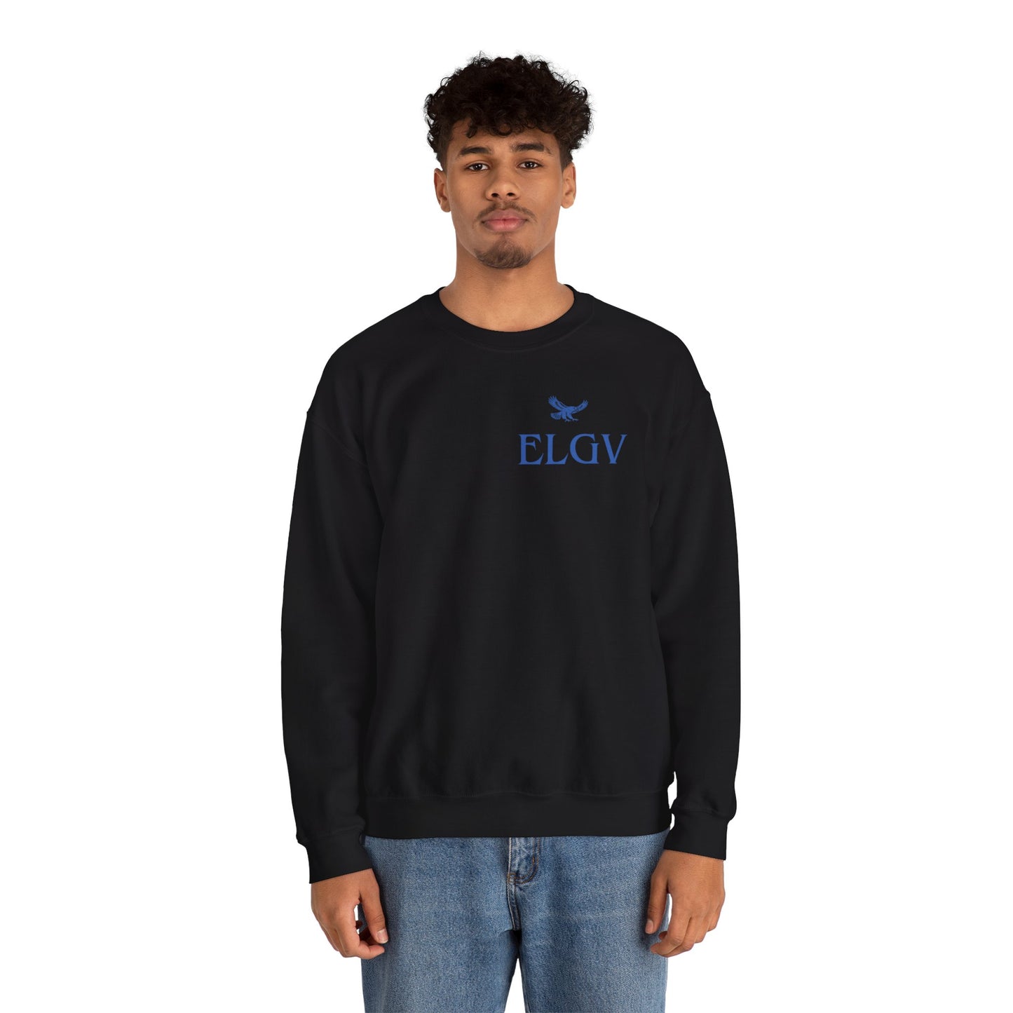 “Side ELGV logo blue” sweatshirt
