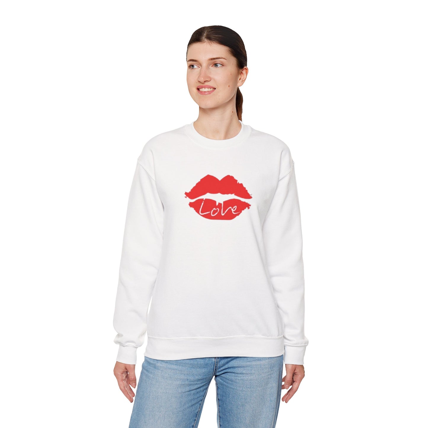 “Red kiss with love” sweatshirt