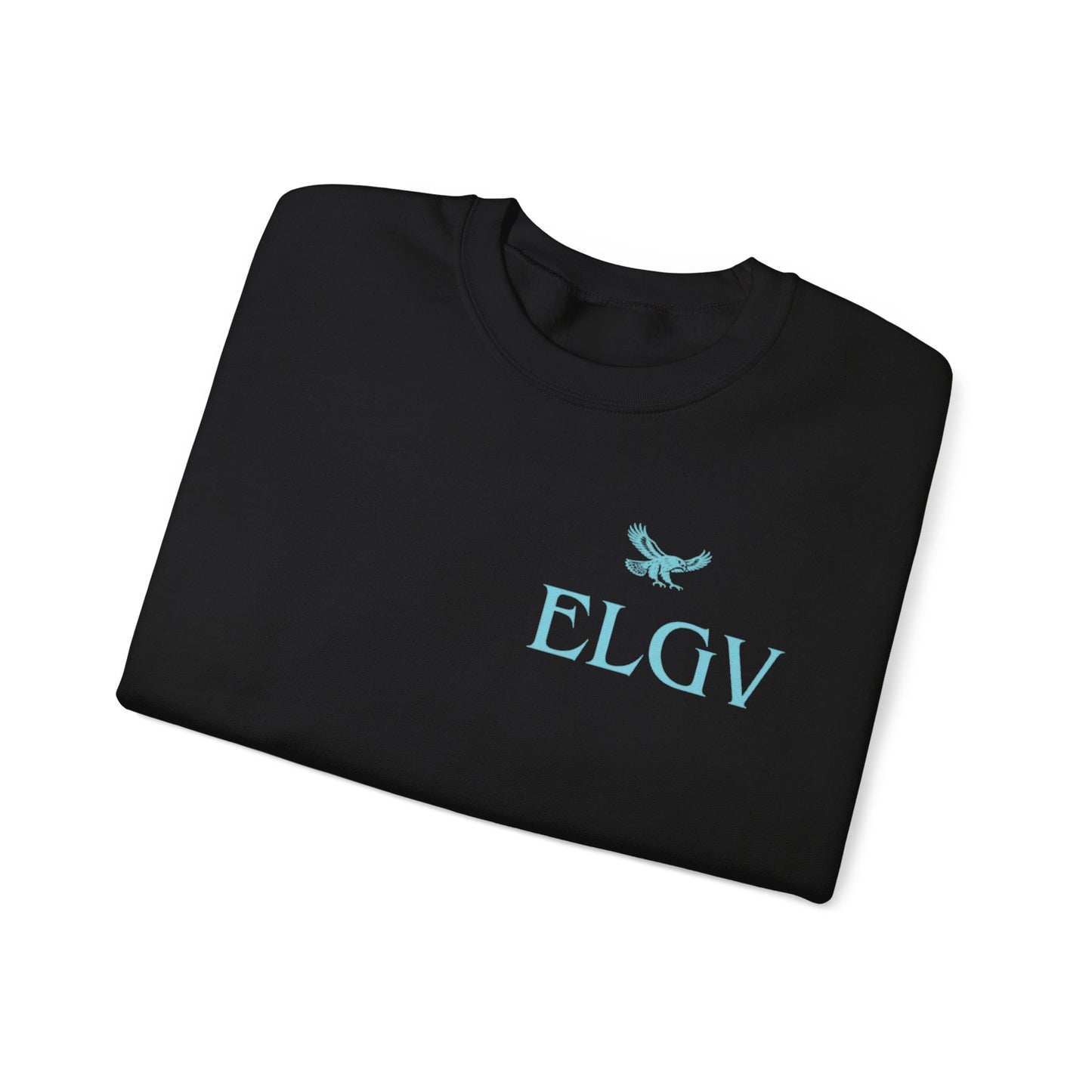 “Side ELGV logo aqua” sweatshirt