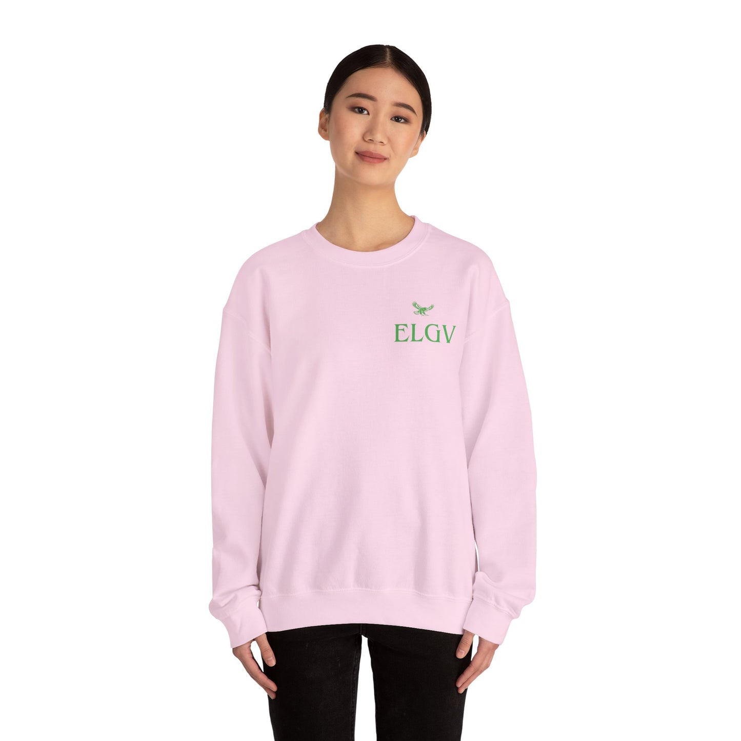“Side ELGV logo green” sweatshirt