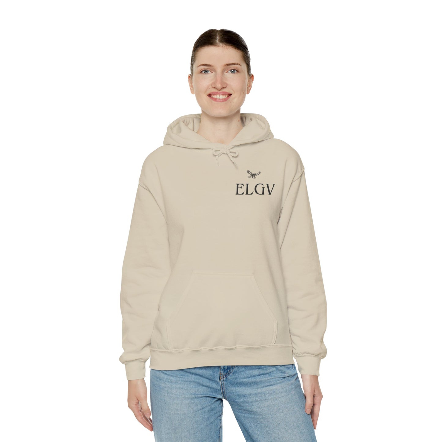 “Side ELGV logo blk” hoodie
