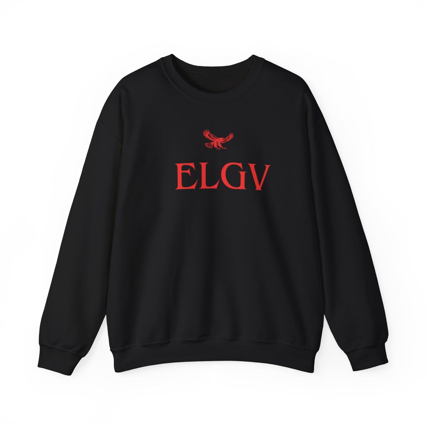 “Center ELGV logo red” sweatshirt
