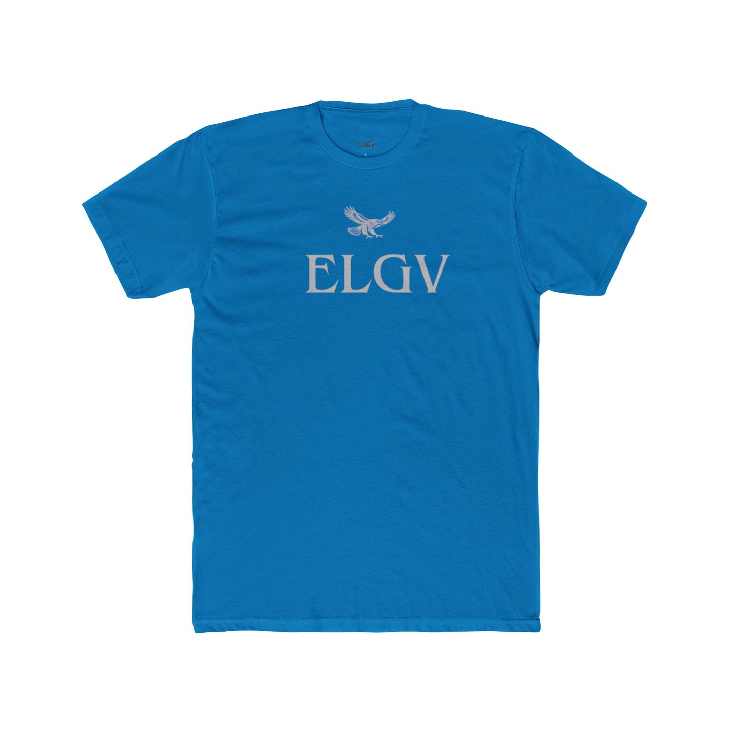 “Center ELGV label grey” tee