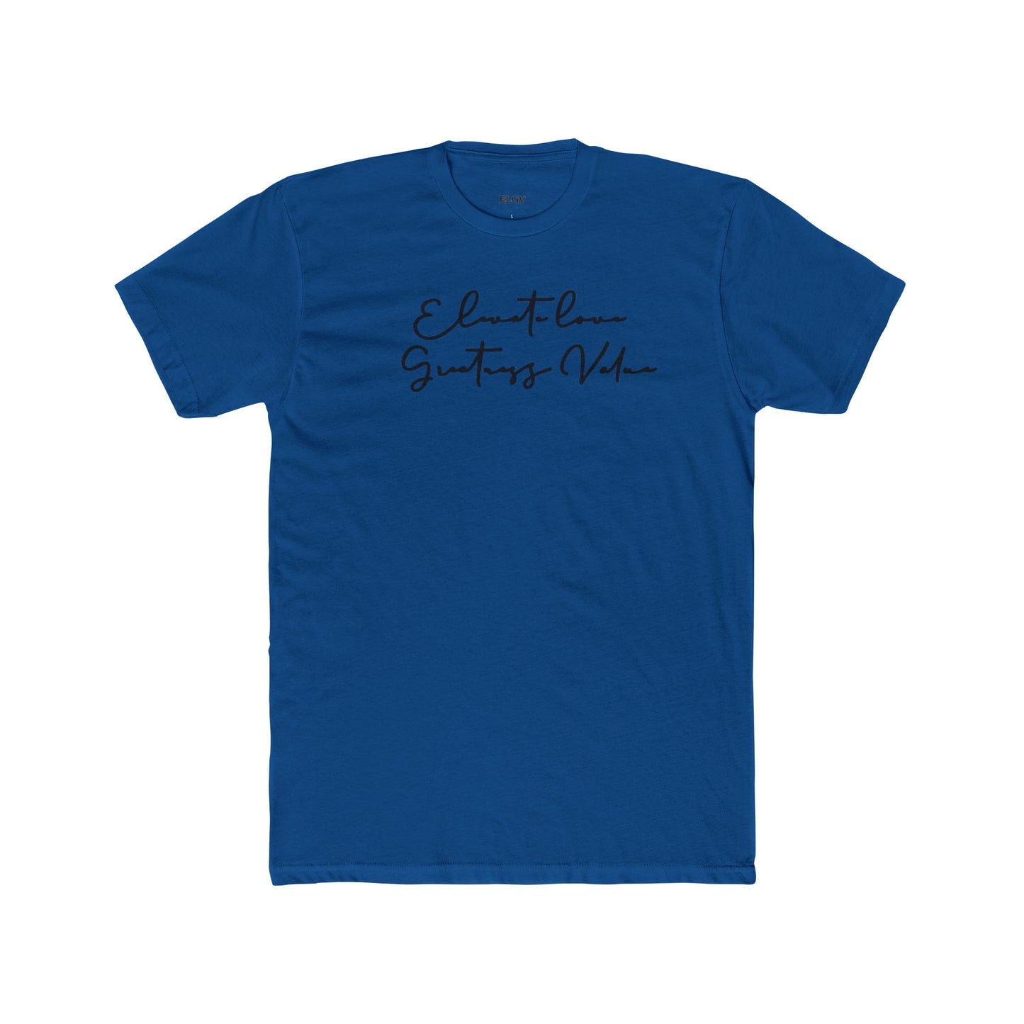 “Written message of purpose” tee