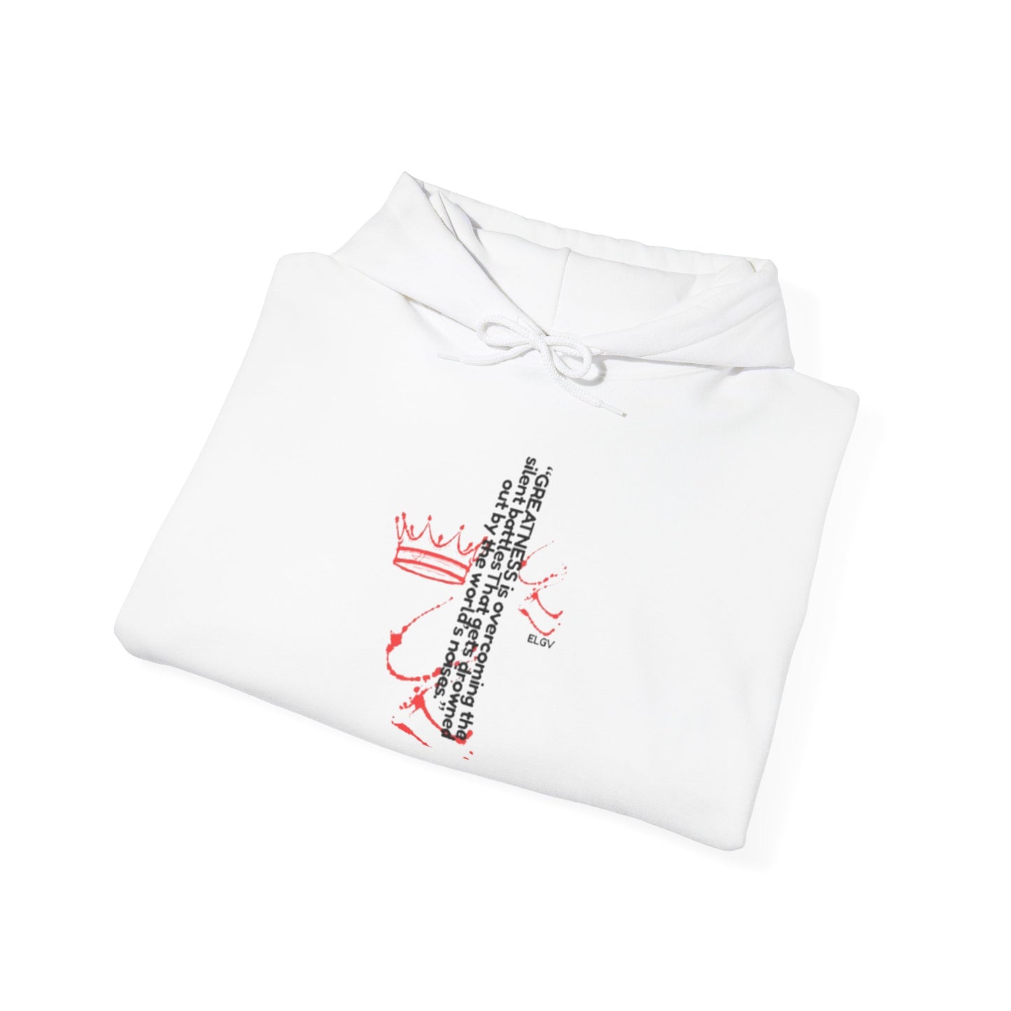“Silent battles, greater strength” hoodie