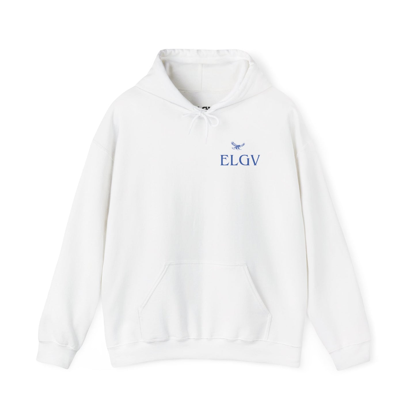 “Side ELGV logo blue” hoodie