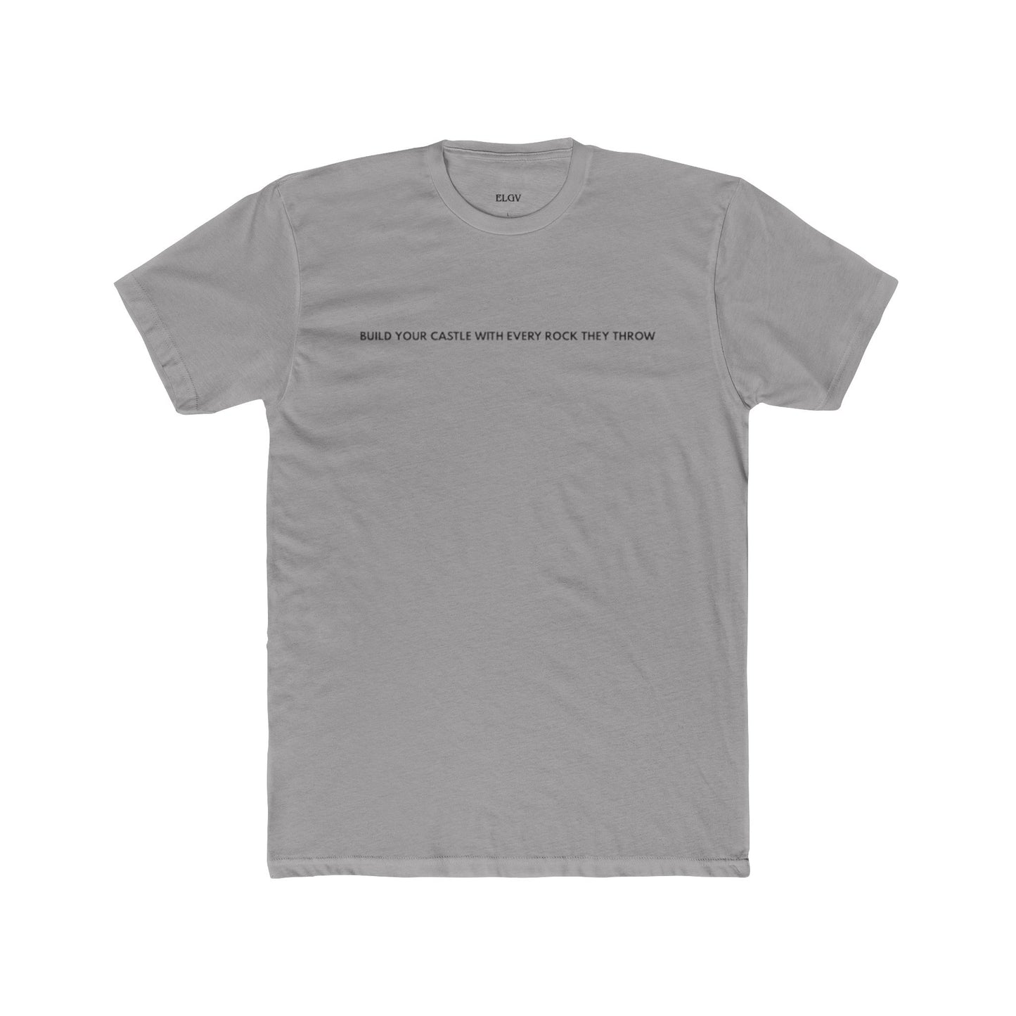 “Built from rocks they threw” tee