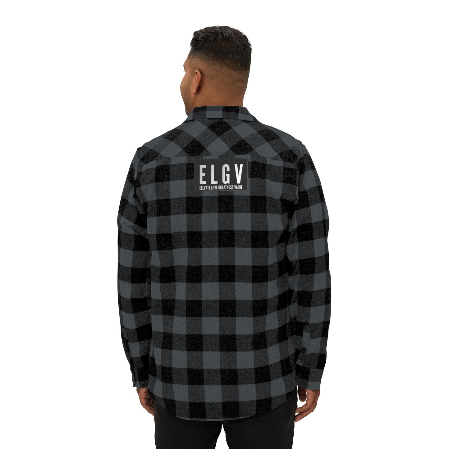 “Iron path charcoal ” flannel