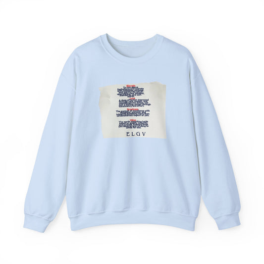 “The ELGV scripture” sweatshirt