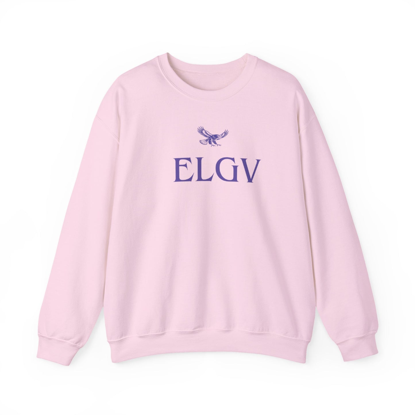 “Center ELGV purple logo” sweatshirt