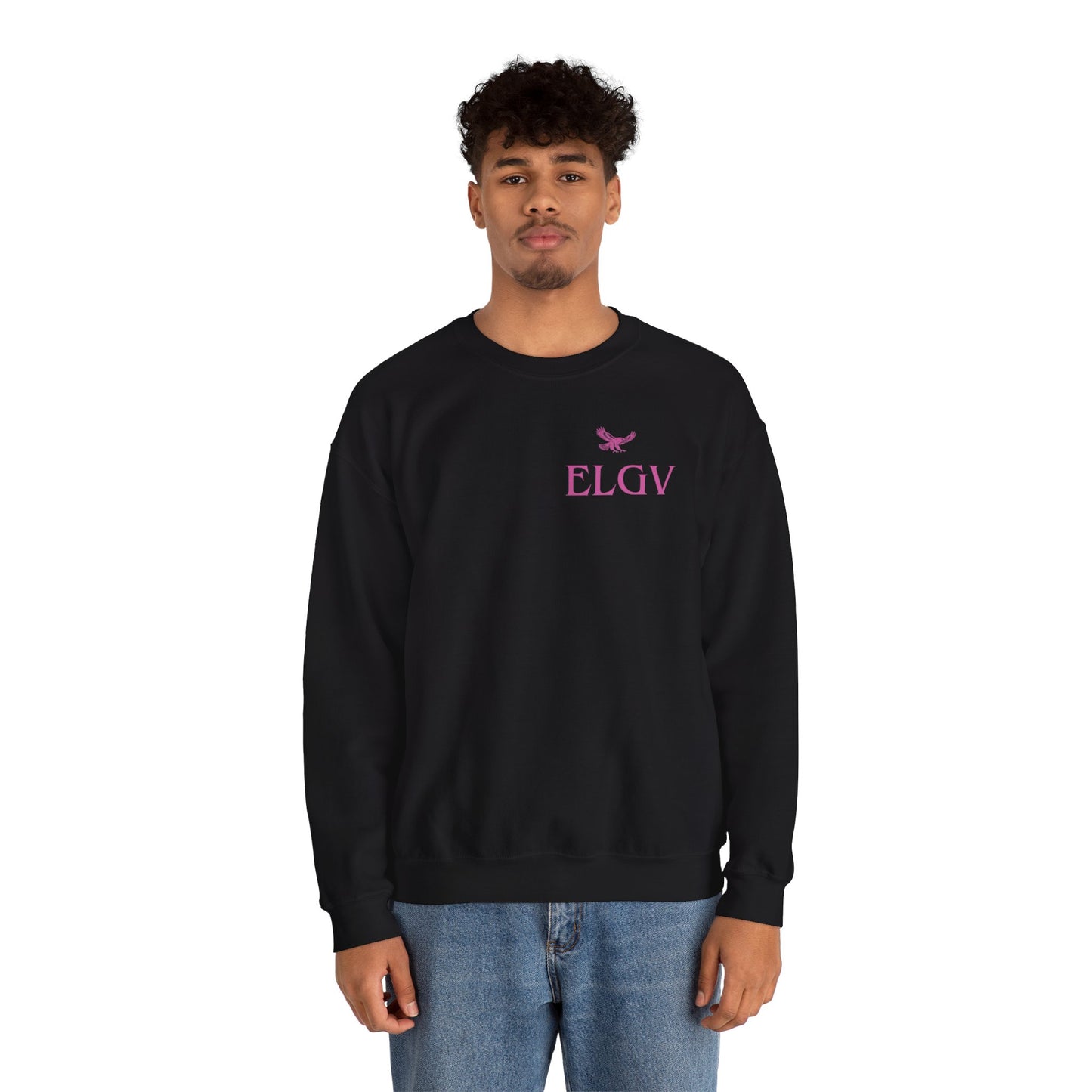 “Side ELGV logo pink” sweatshirt
