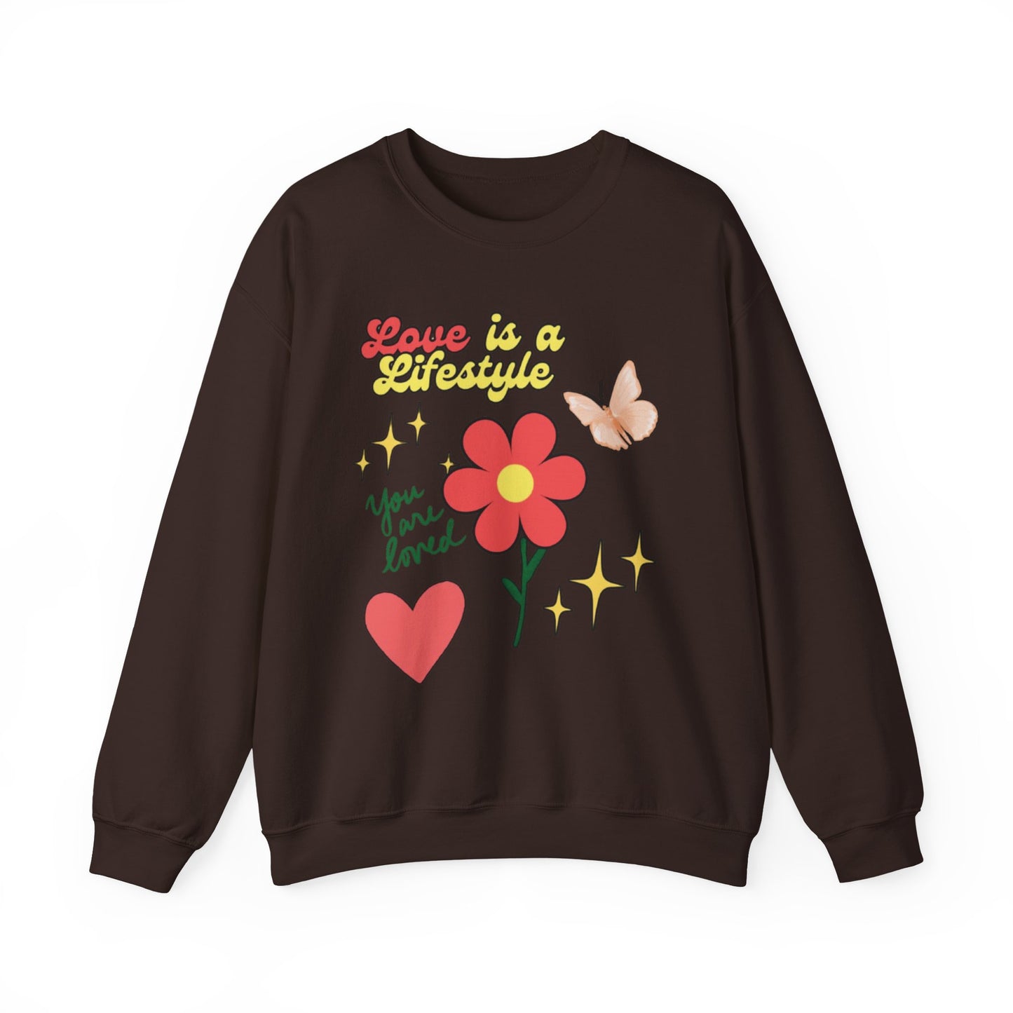 “Love is a  lifestyle” sweatshirt
