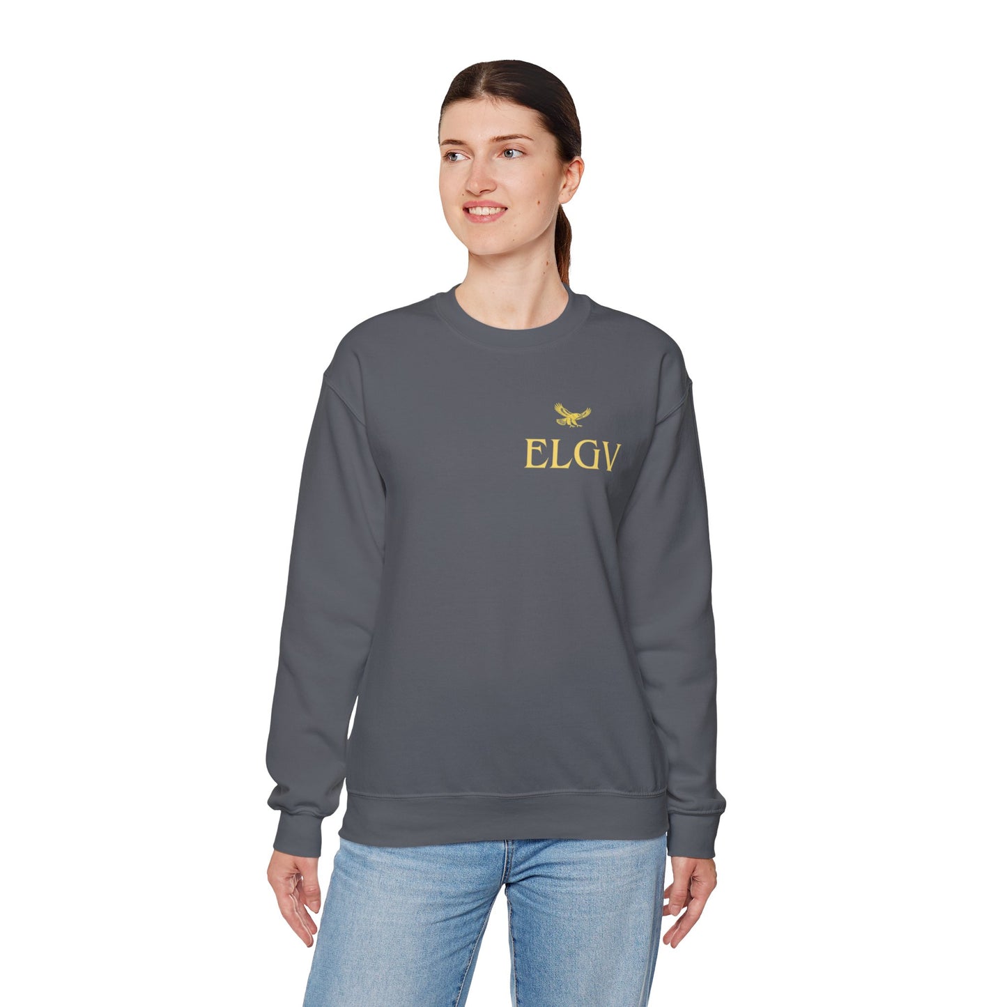 “Side ELGV logo yellow” sweatshirt