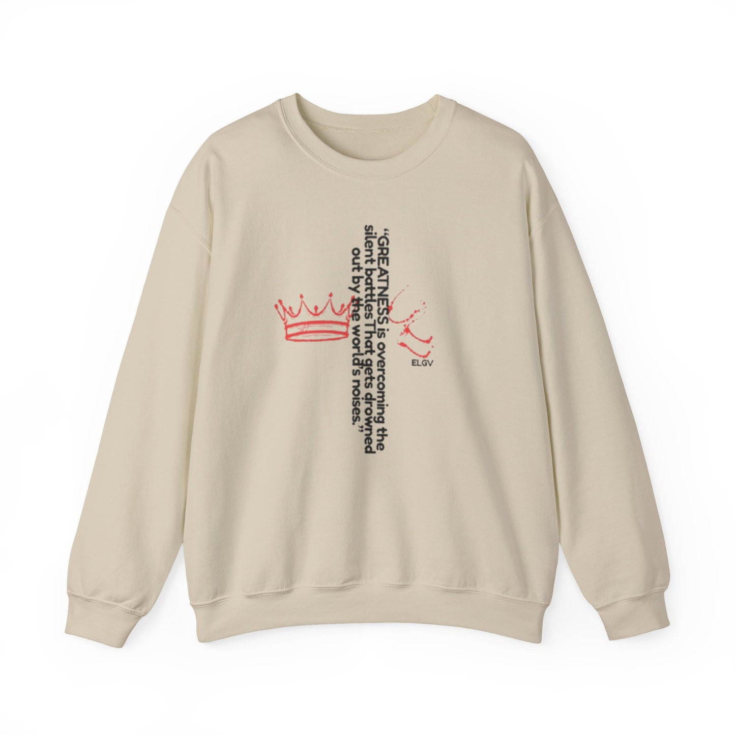 “Silent battles, greater strength” sweatshirt