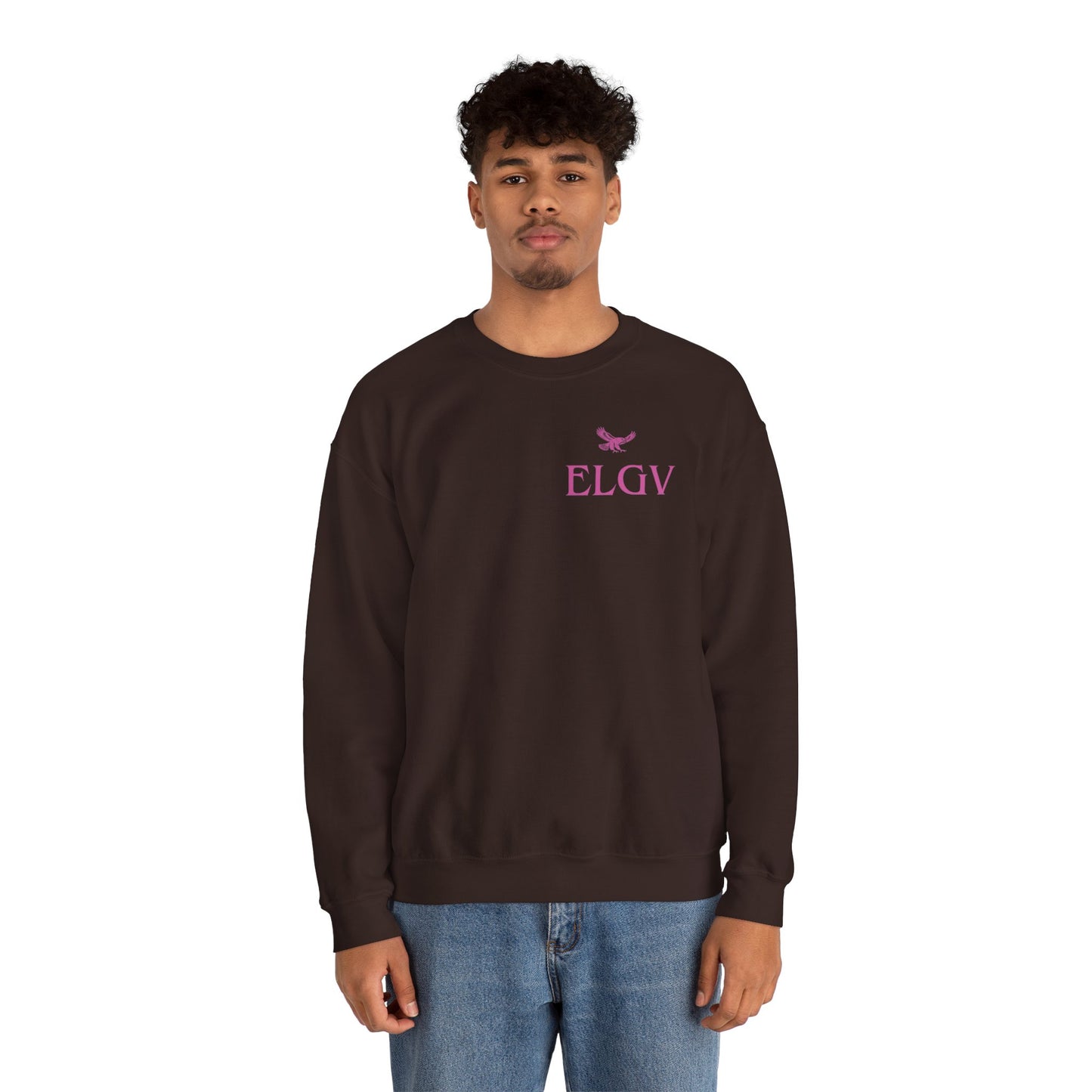 “Side ELGV logo pink” sweatshirt