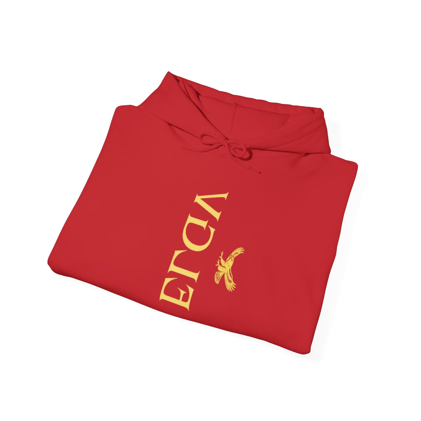 “Side ELGV logo mirror  yellow” hoodie