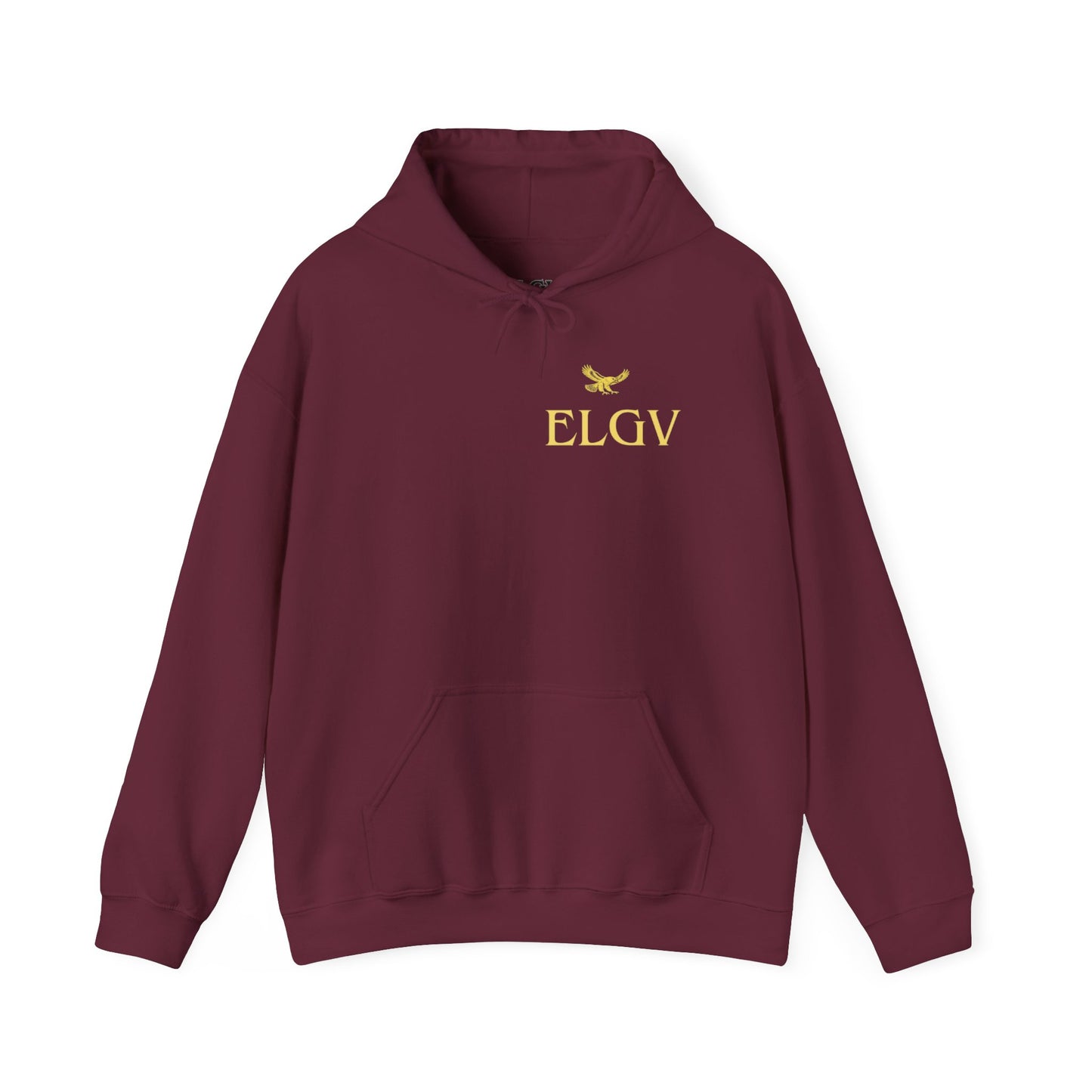 “Side ELGV logo yellow” hoodie