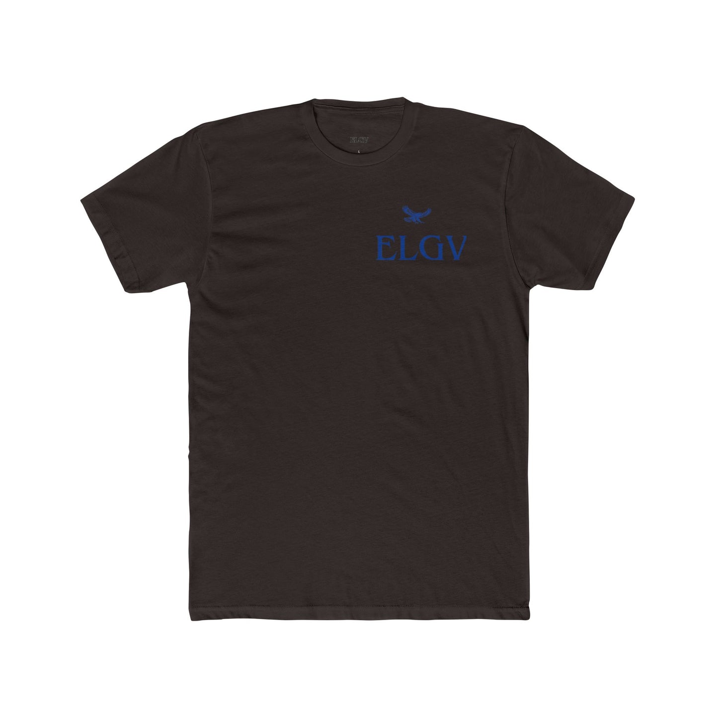 “Side ELGV logo blue” tee