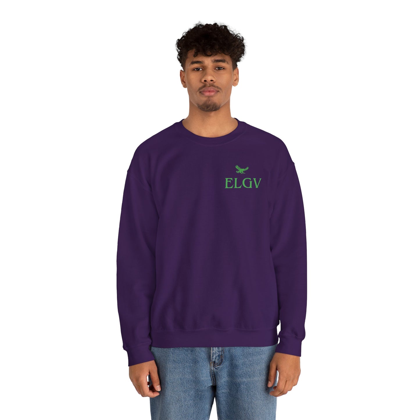 “Side ELGV logo green” sweatshirt