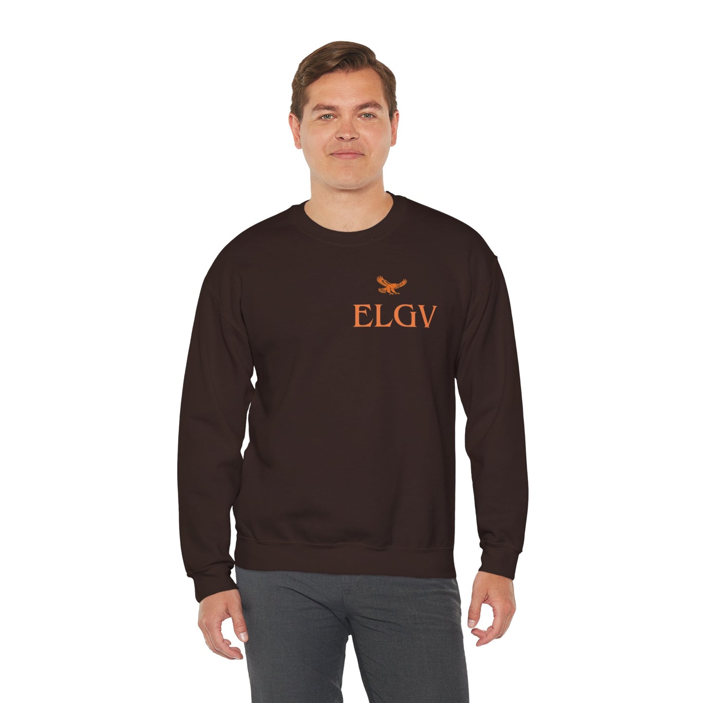 “Side ELGV logo orange” sweatshirt