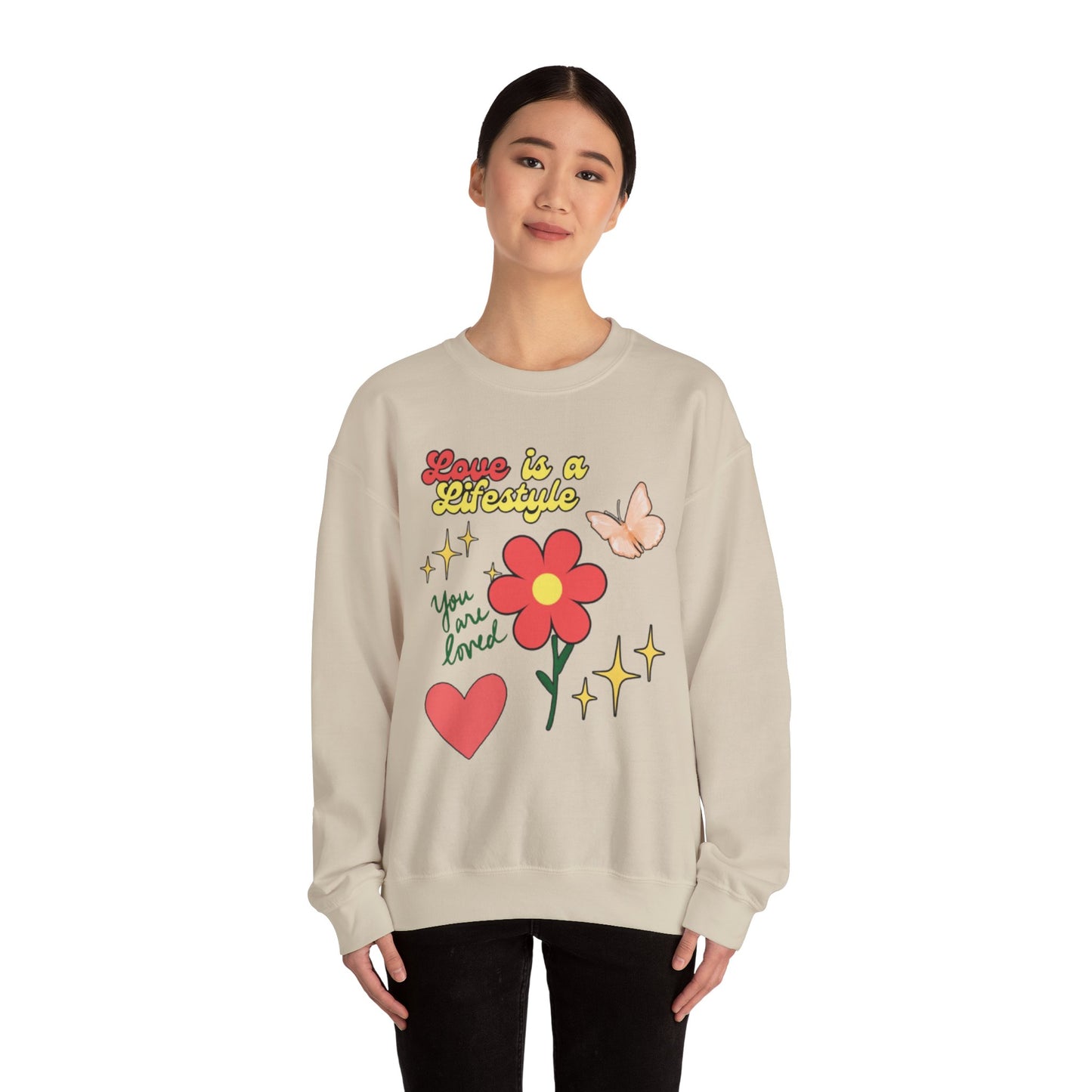 “Love is a  lifestyle” sweatshirt