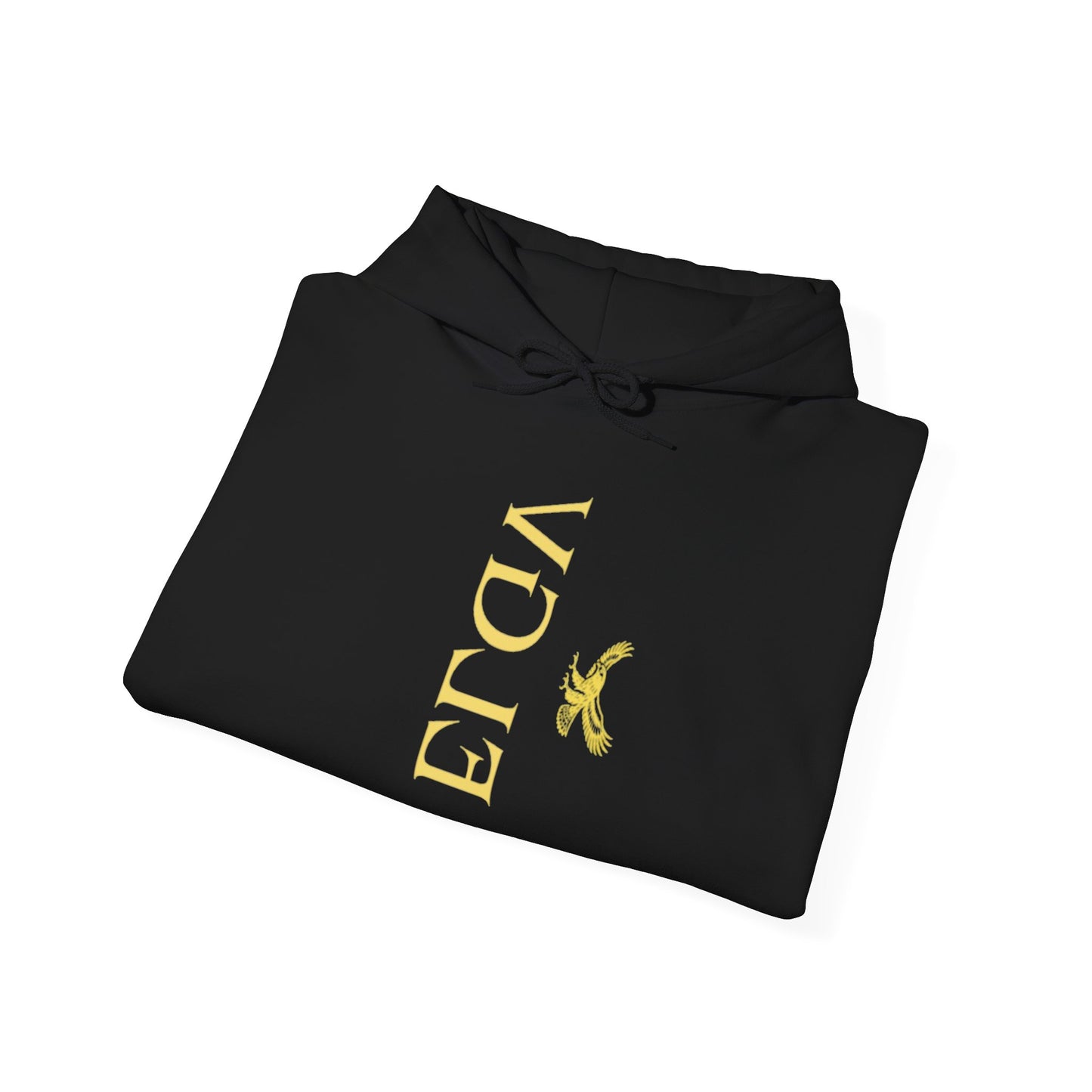 “Side ELGV logo mirror  yellow” hoodie