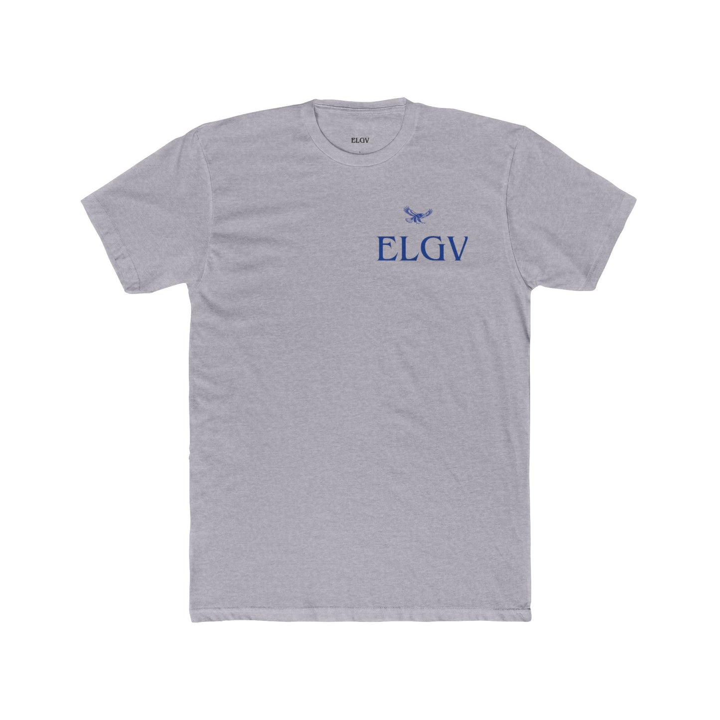 “Side ELGV logo blue” tee