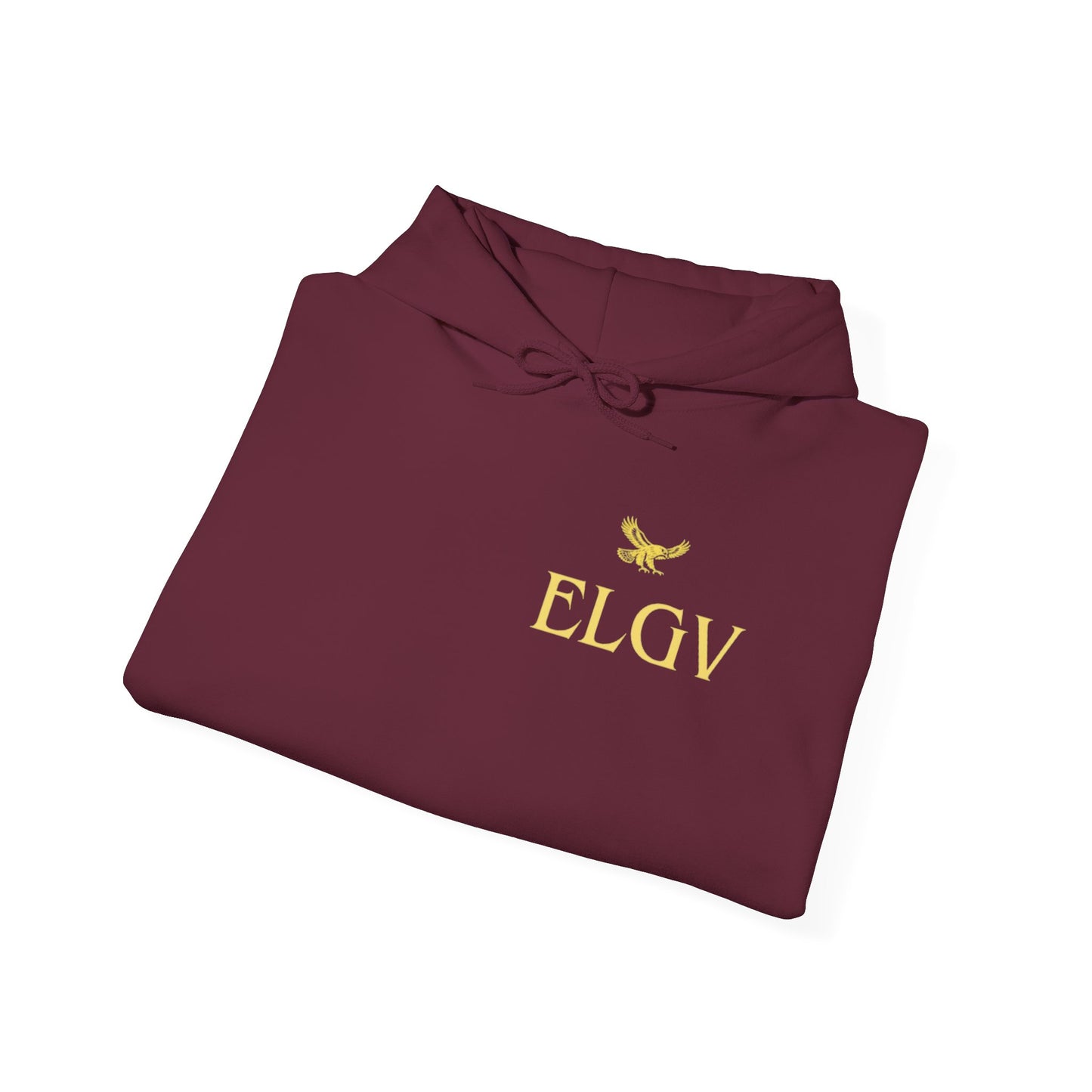 “Side ELGV logo yellow” hoodie