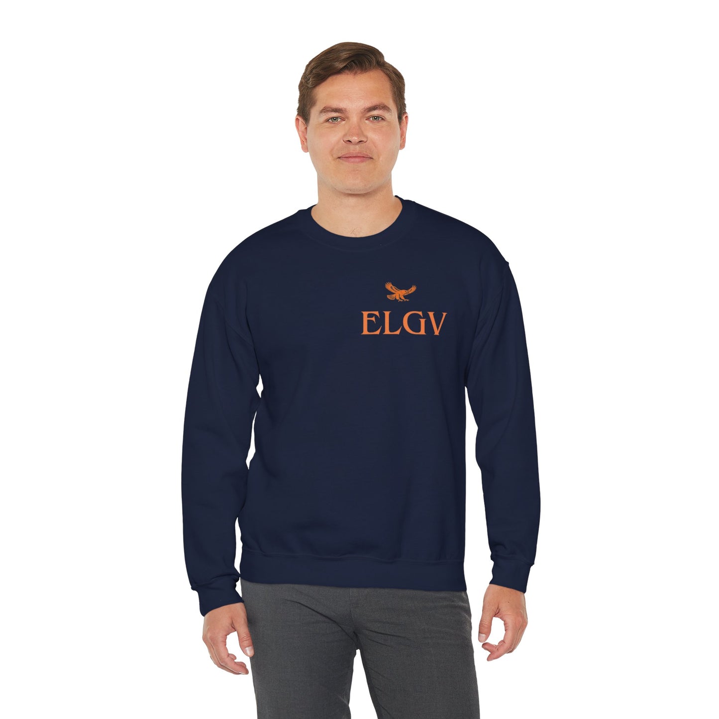“Side ELGV logo orange” sweatshirt
