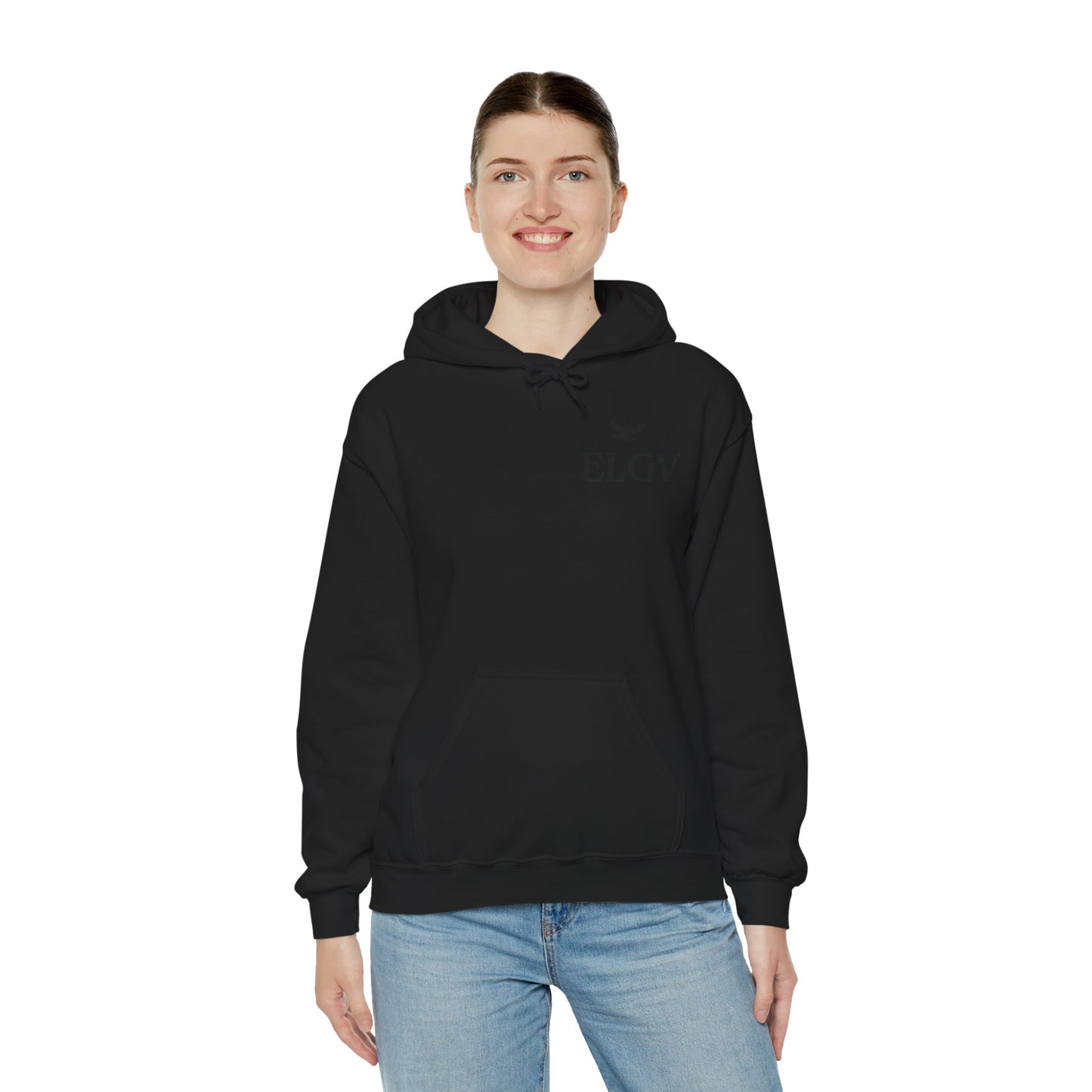 “Side ELGV logo blk” hoodie