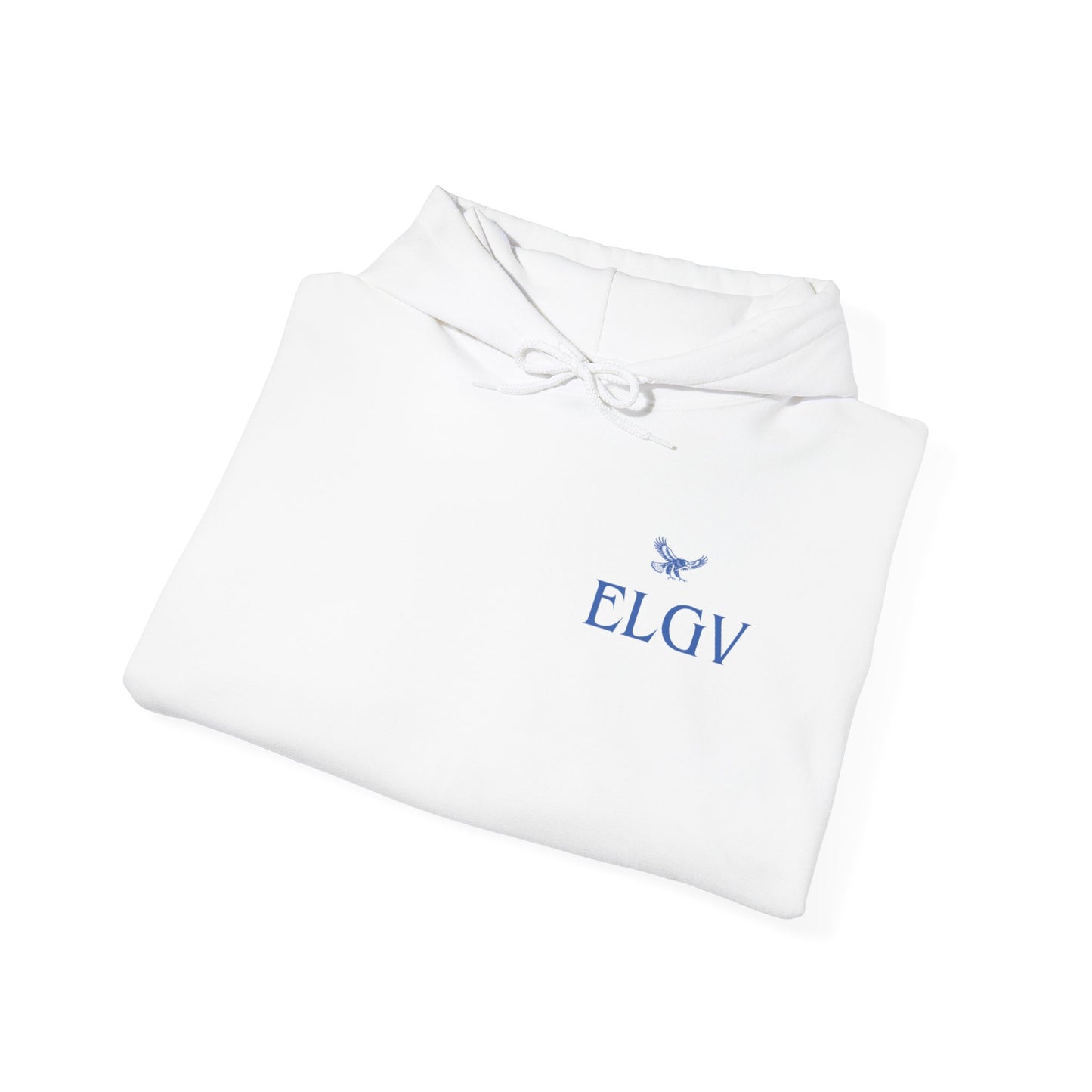 “Side ELGV logo blue” hoodie
