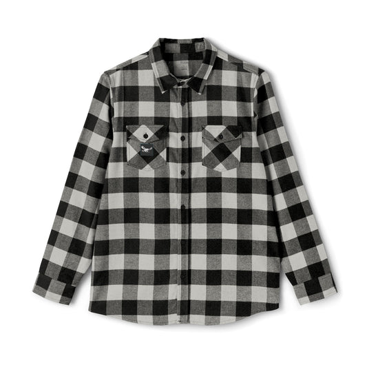 “Iron path white” flannel