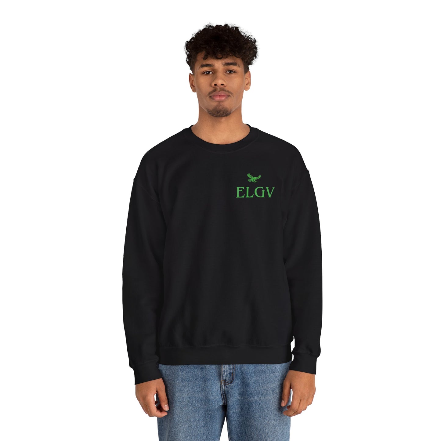 “Side ELGV logo green” sweatshirt