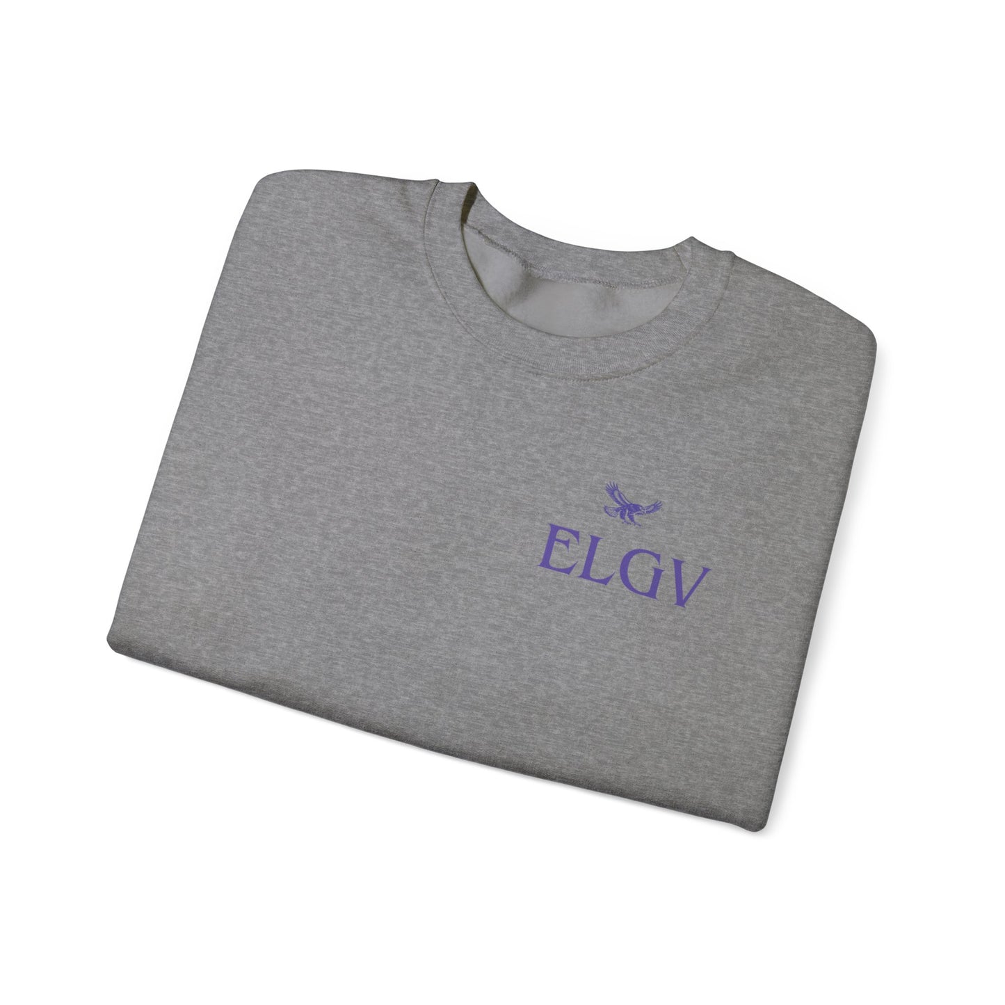 “Side ELGV logo prple” sweatshirt