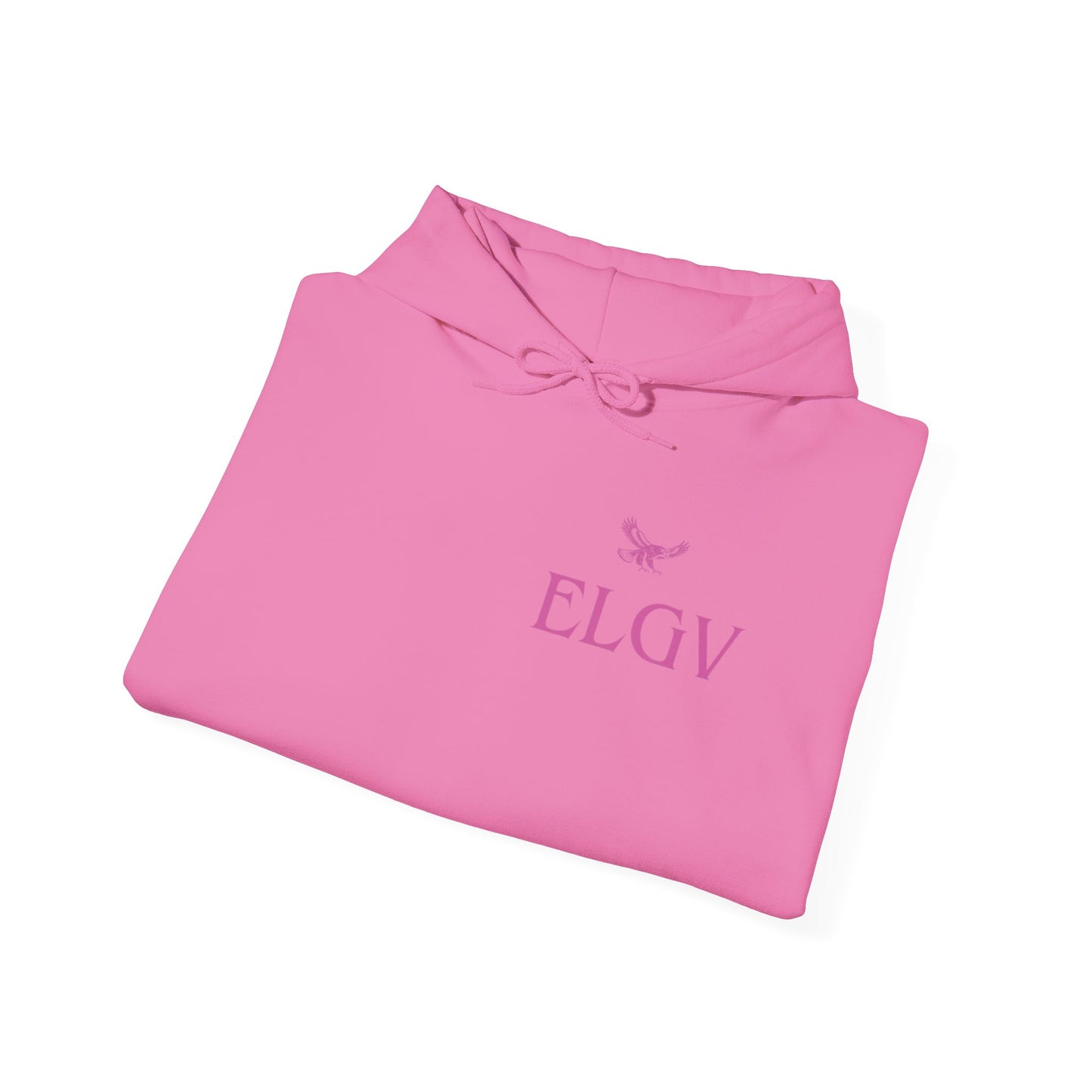 “Side ELGV logo pink” hoodie