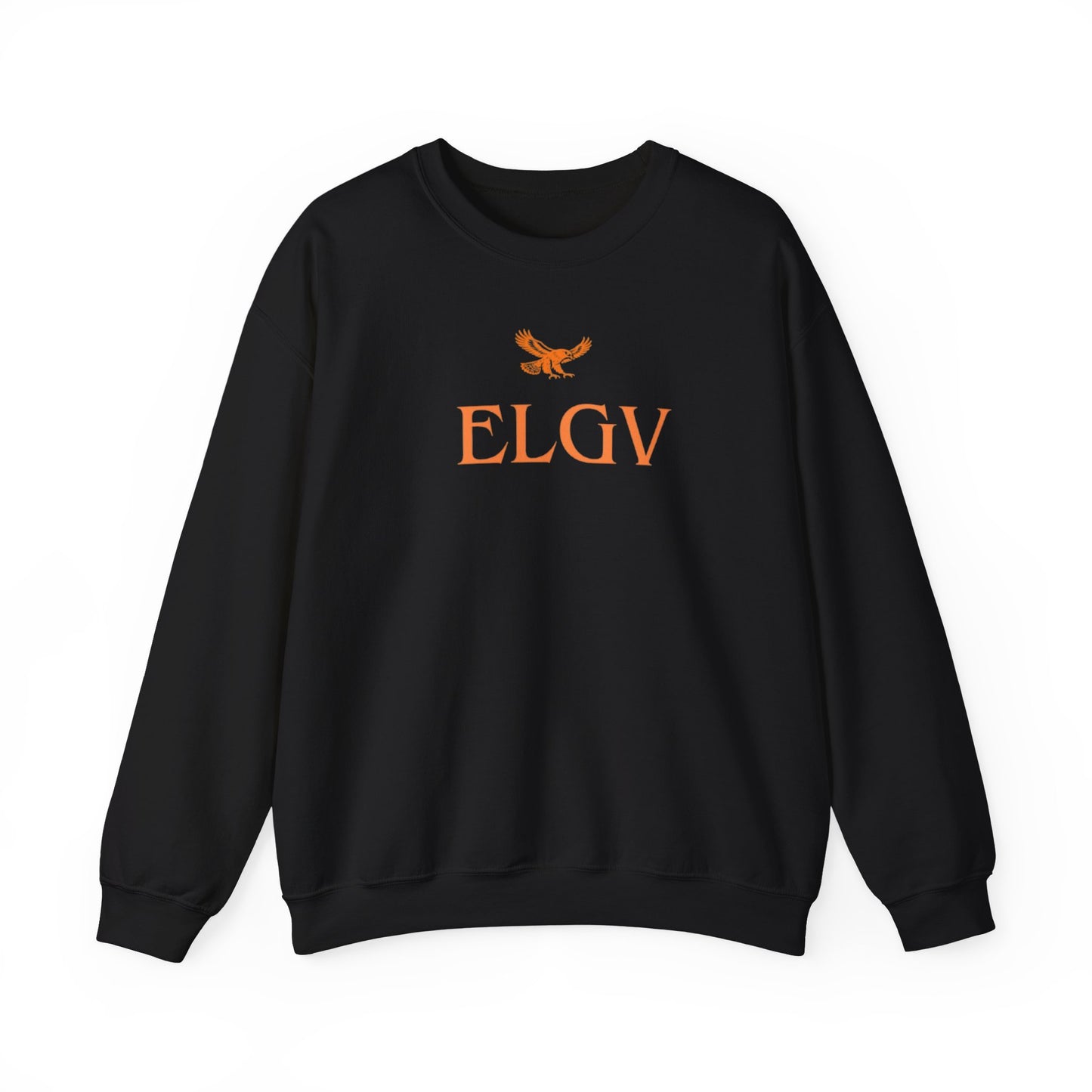 “Center ELGV logo orange” sweatshirt