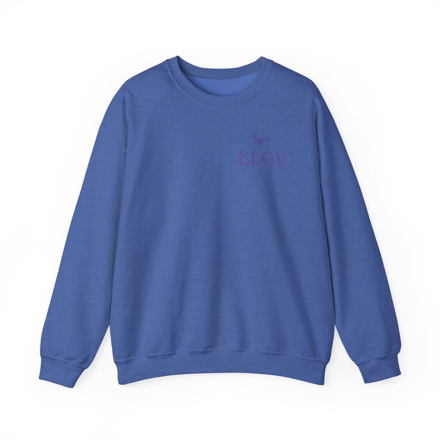 “Side ELGV logo prple” sweatshirt