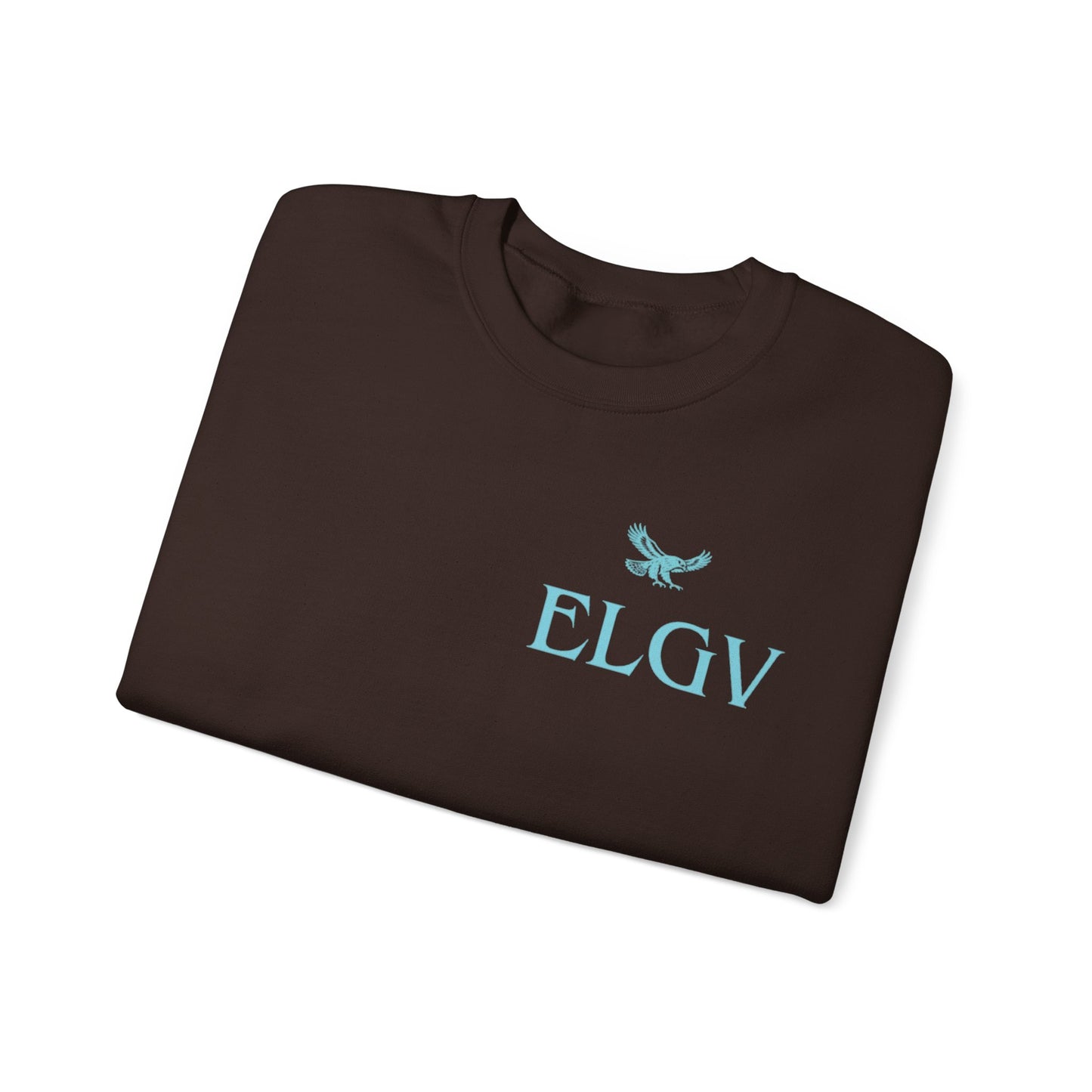 “Side ELGV logo aqua” sweatshirt