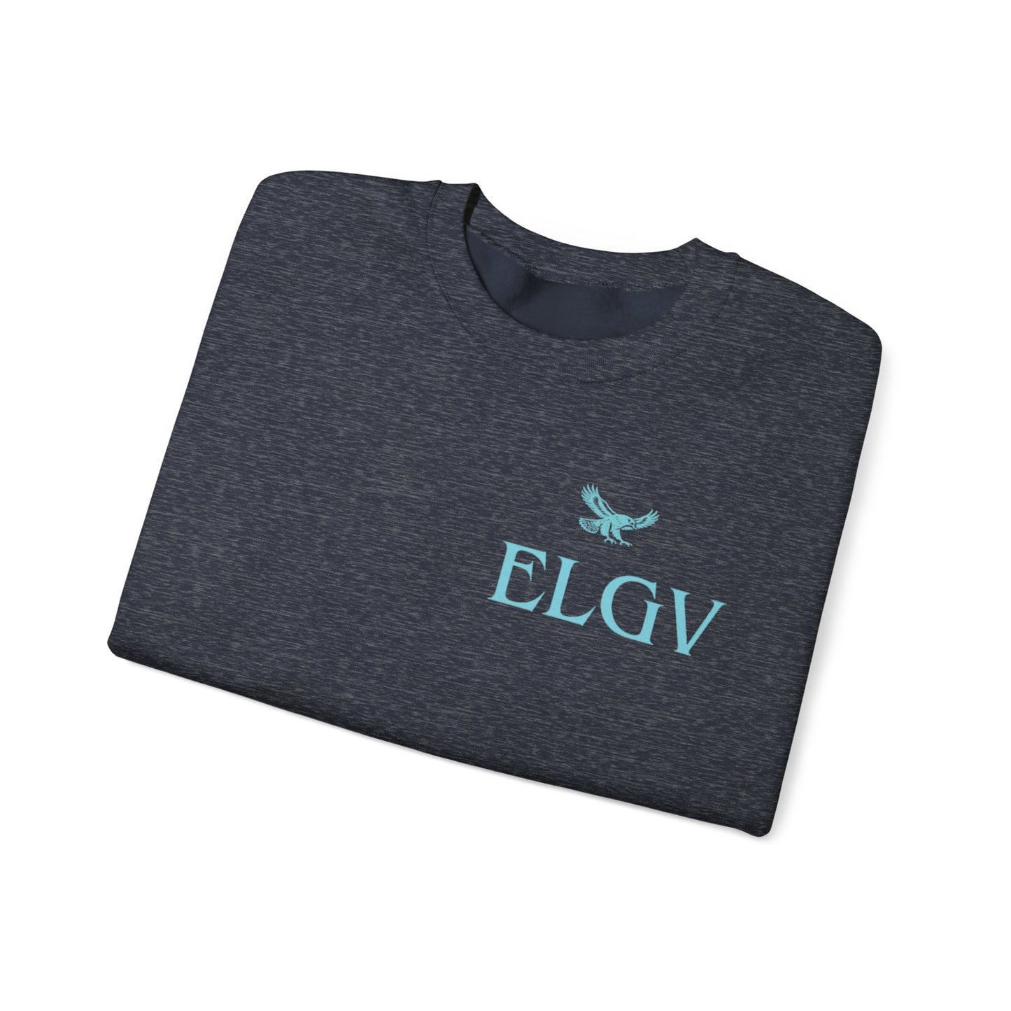 “Side ELGV logo aqua” sweatshirt