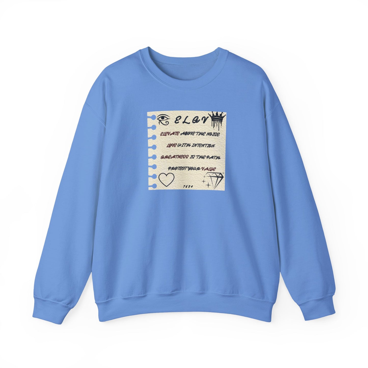 “Message of purpose, next level” sweatshirt