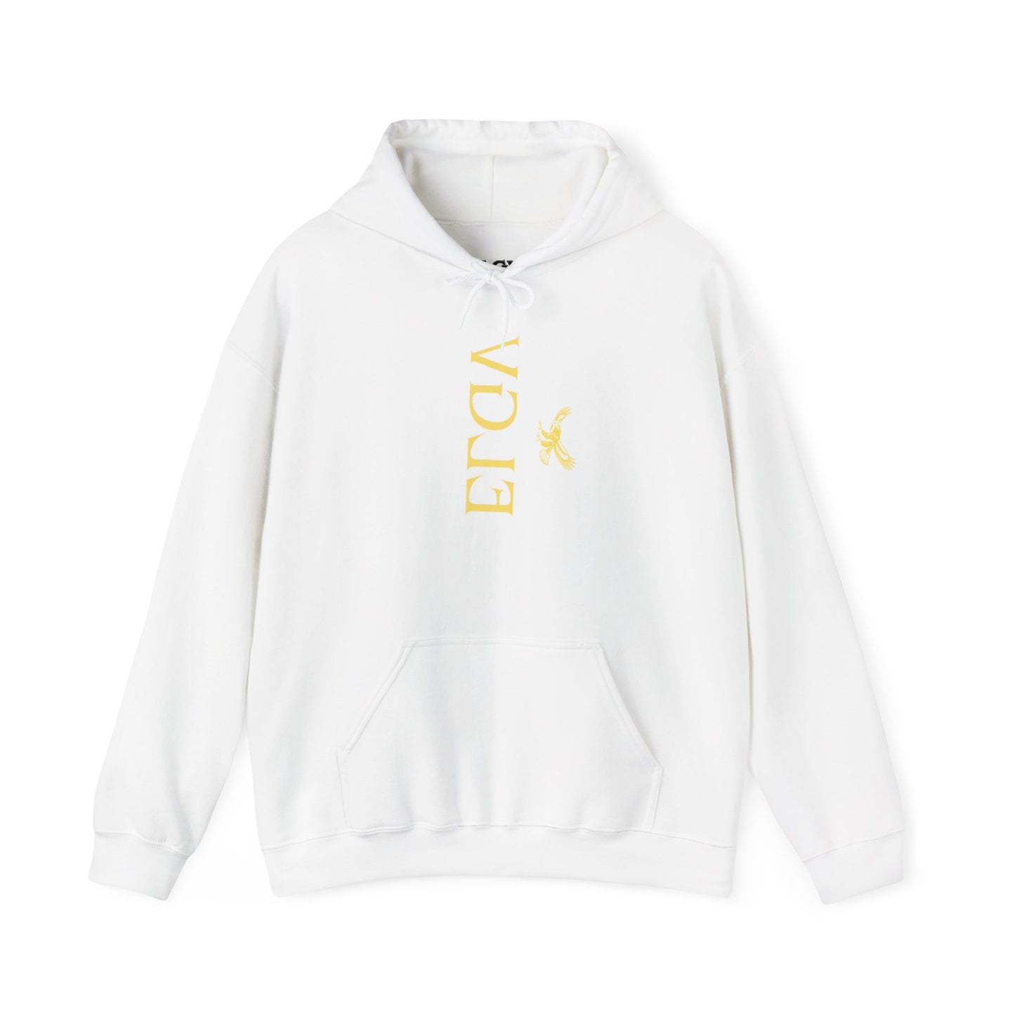 “Side ELGV logo mirror  yellow” hoodie
