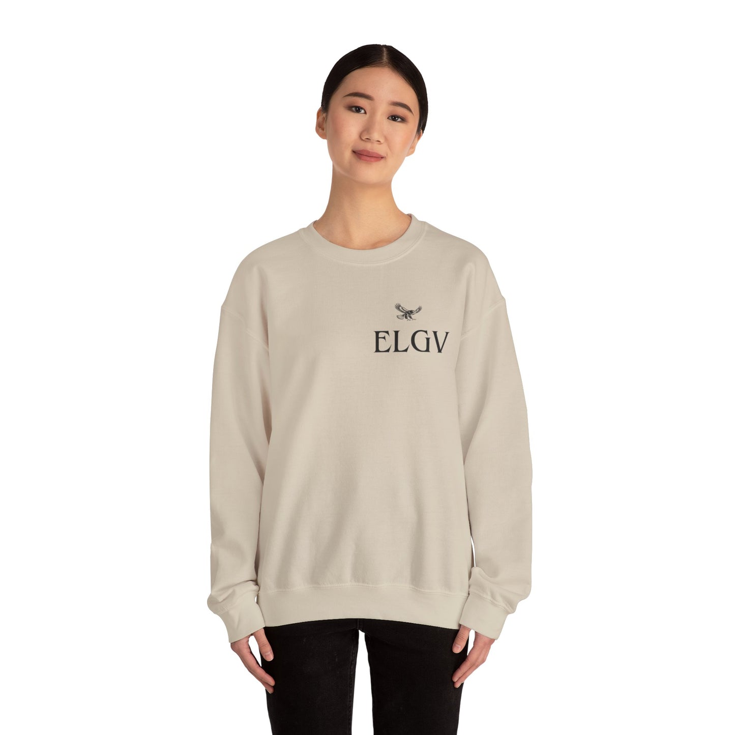 “Side ELGV logo blk” sweatshirt