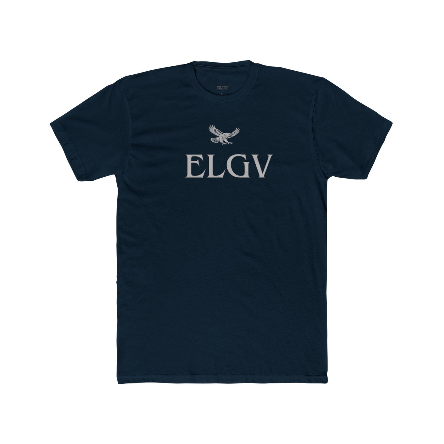 “Center ELGV label grey” tee