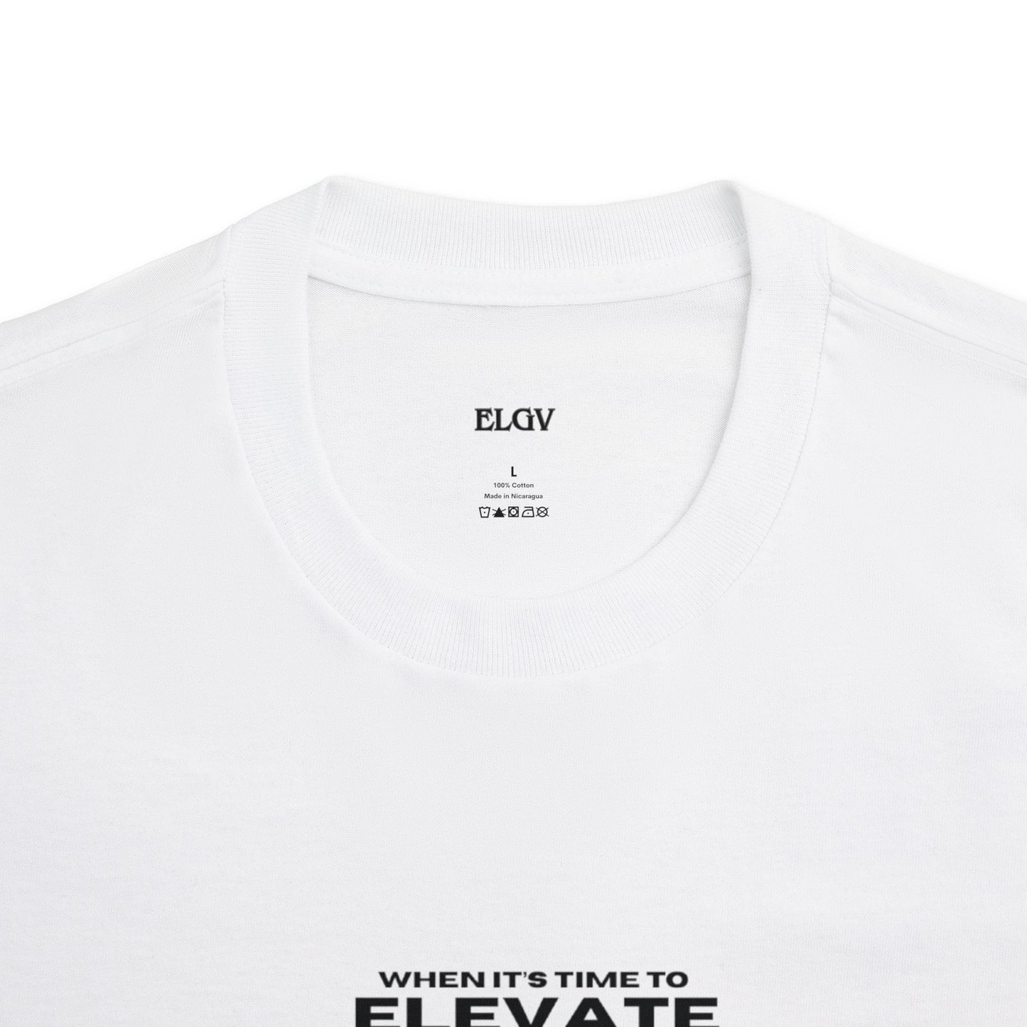 “Tested to elevate” tee