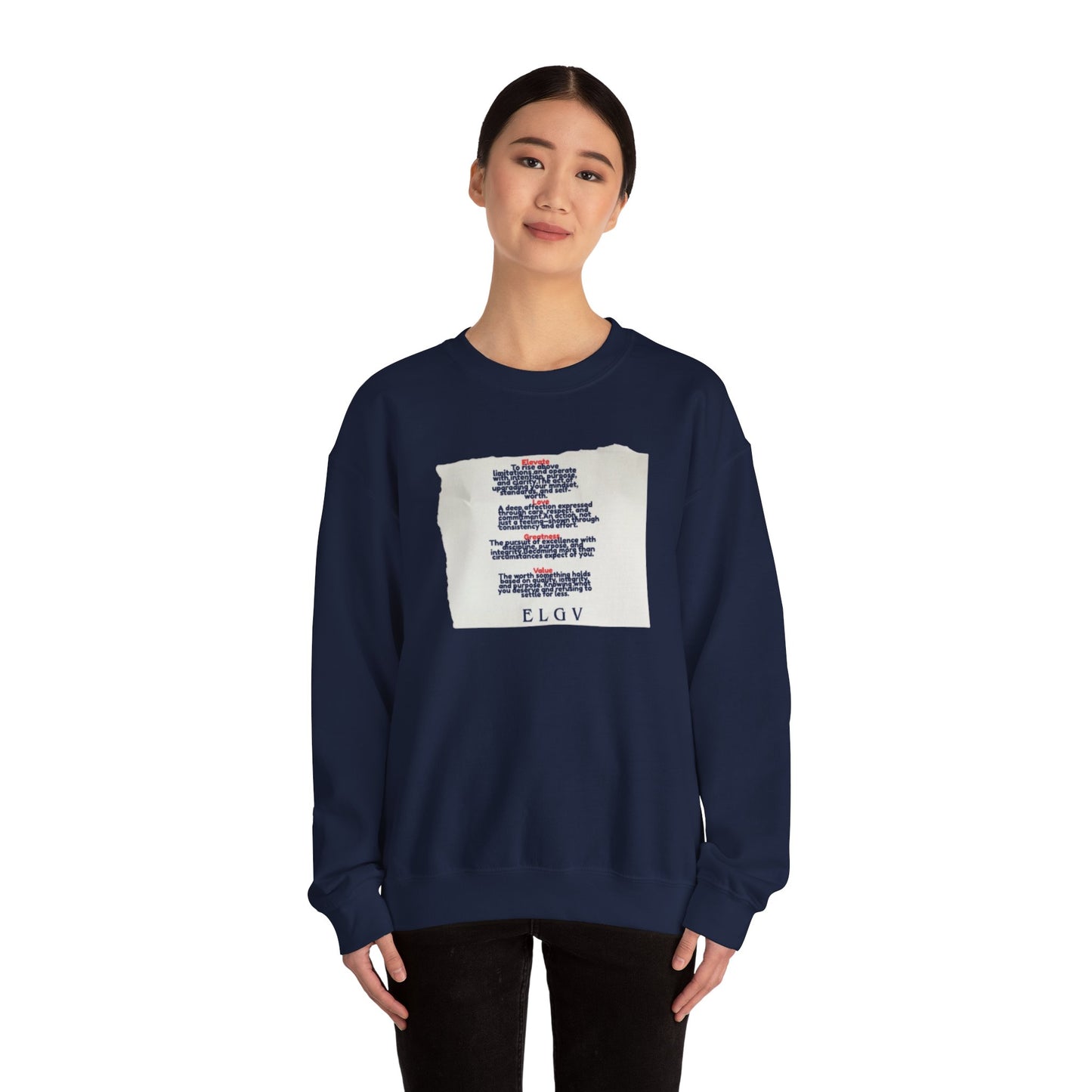 “The ELGV scripture” sweatshirt