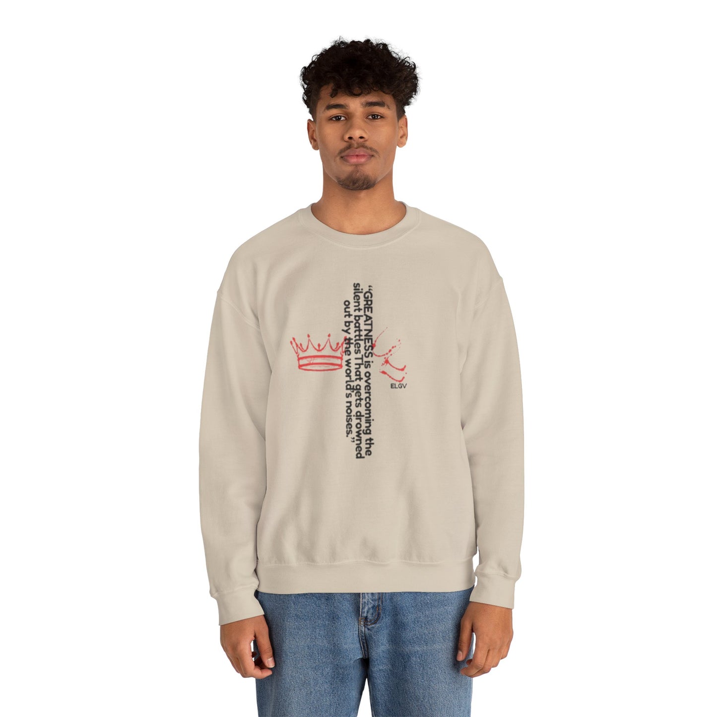 “Silent battles, greater strength” sweatshirt