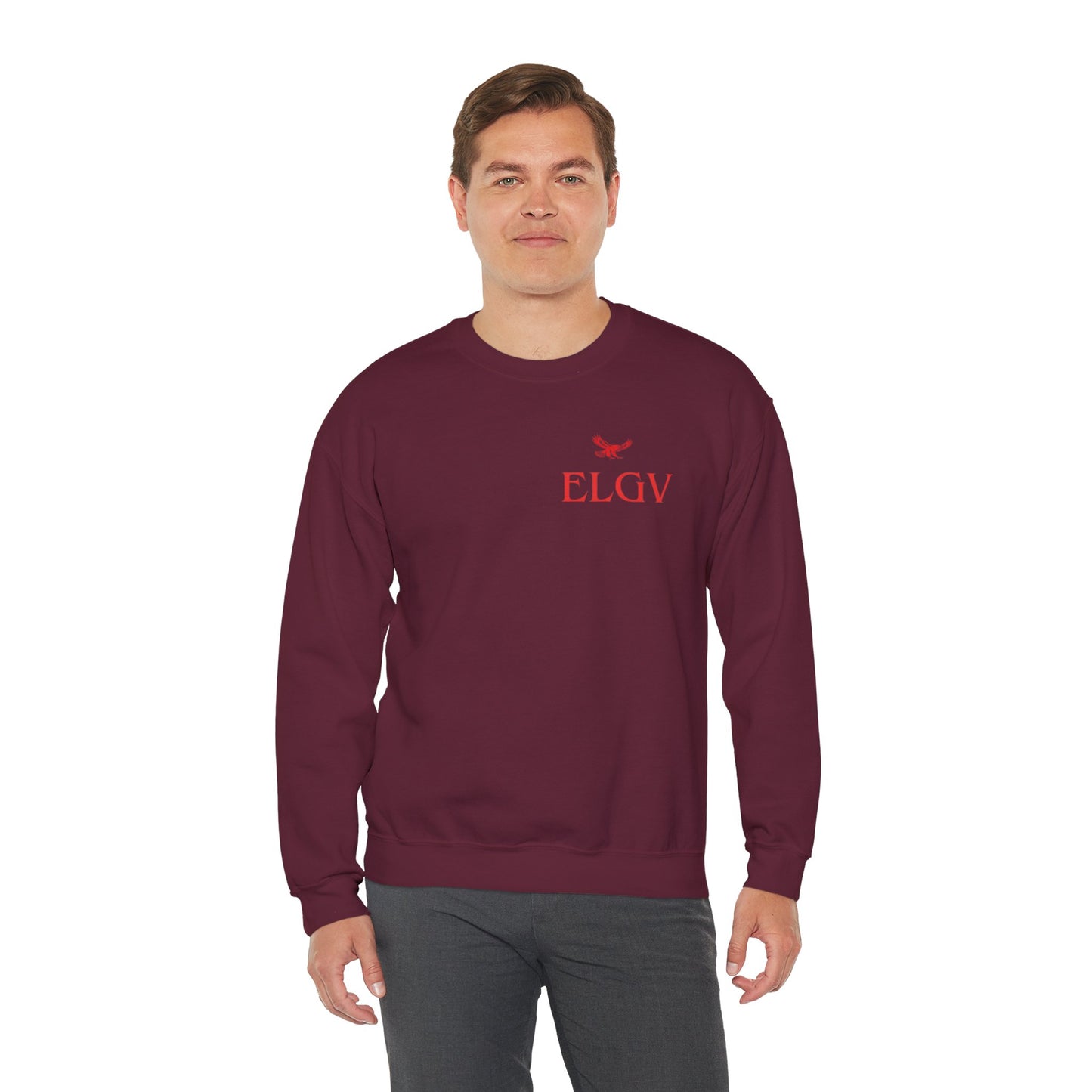 “Side ELGV logo red” sweatshirt