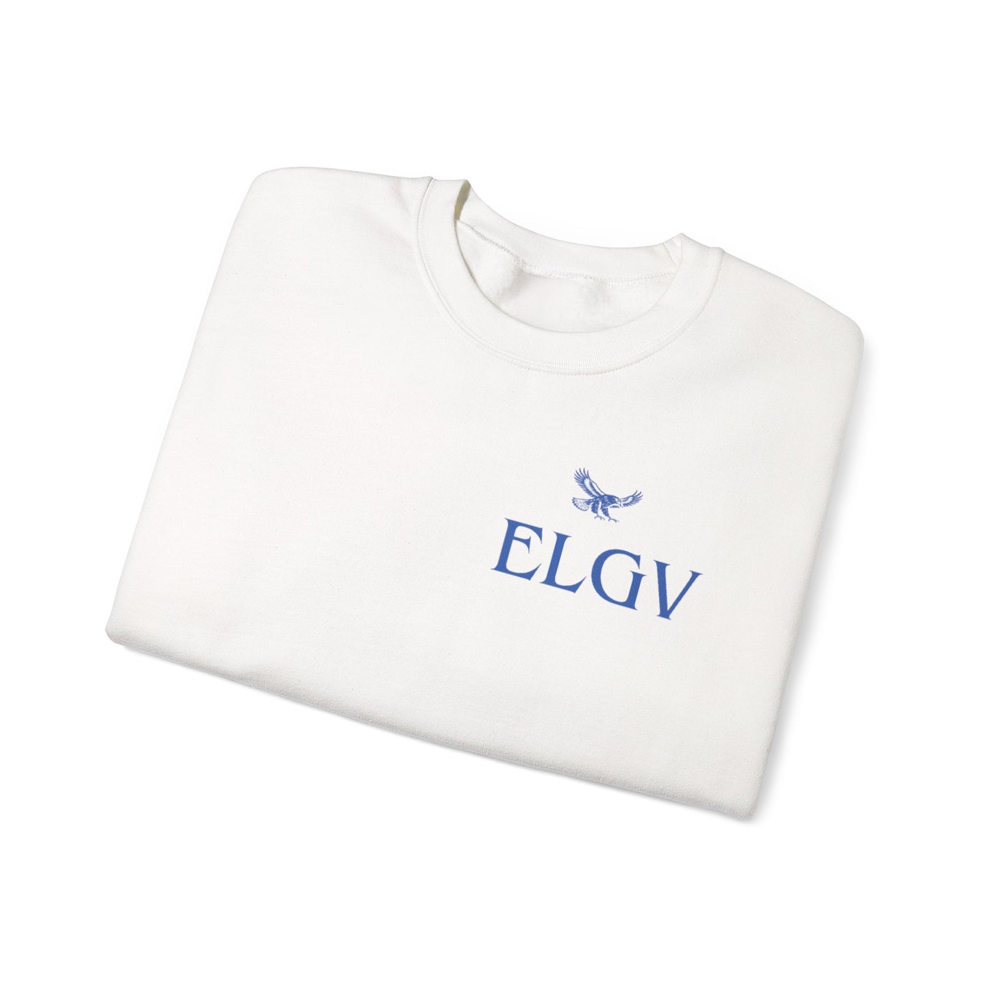 “Side ELGV logo blue” sweatshirt