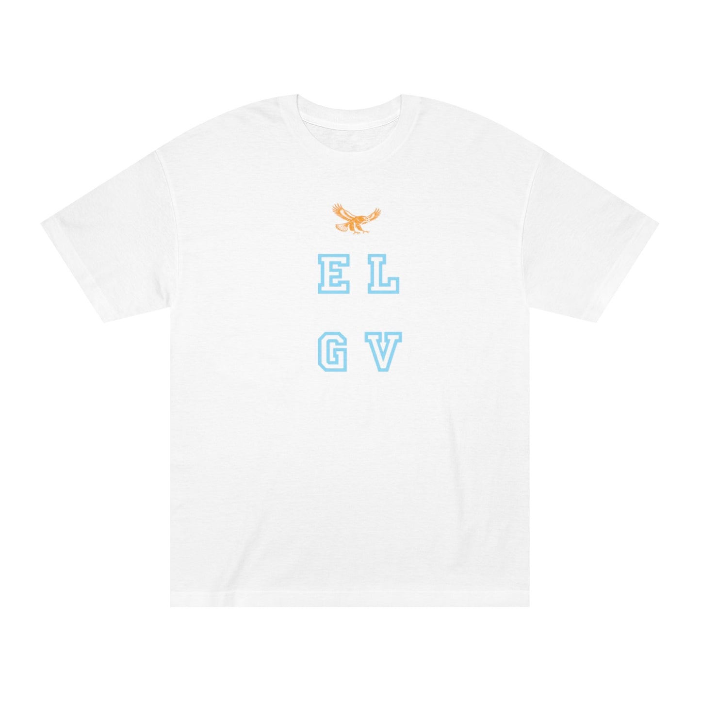 “Neon vibes orange/blue” tee