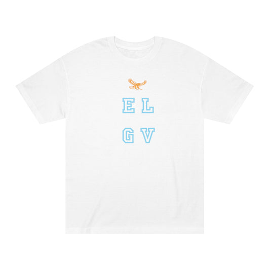 “Neon vibes orange/blue” tee